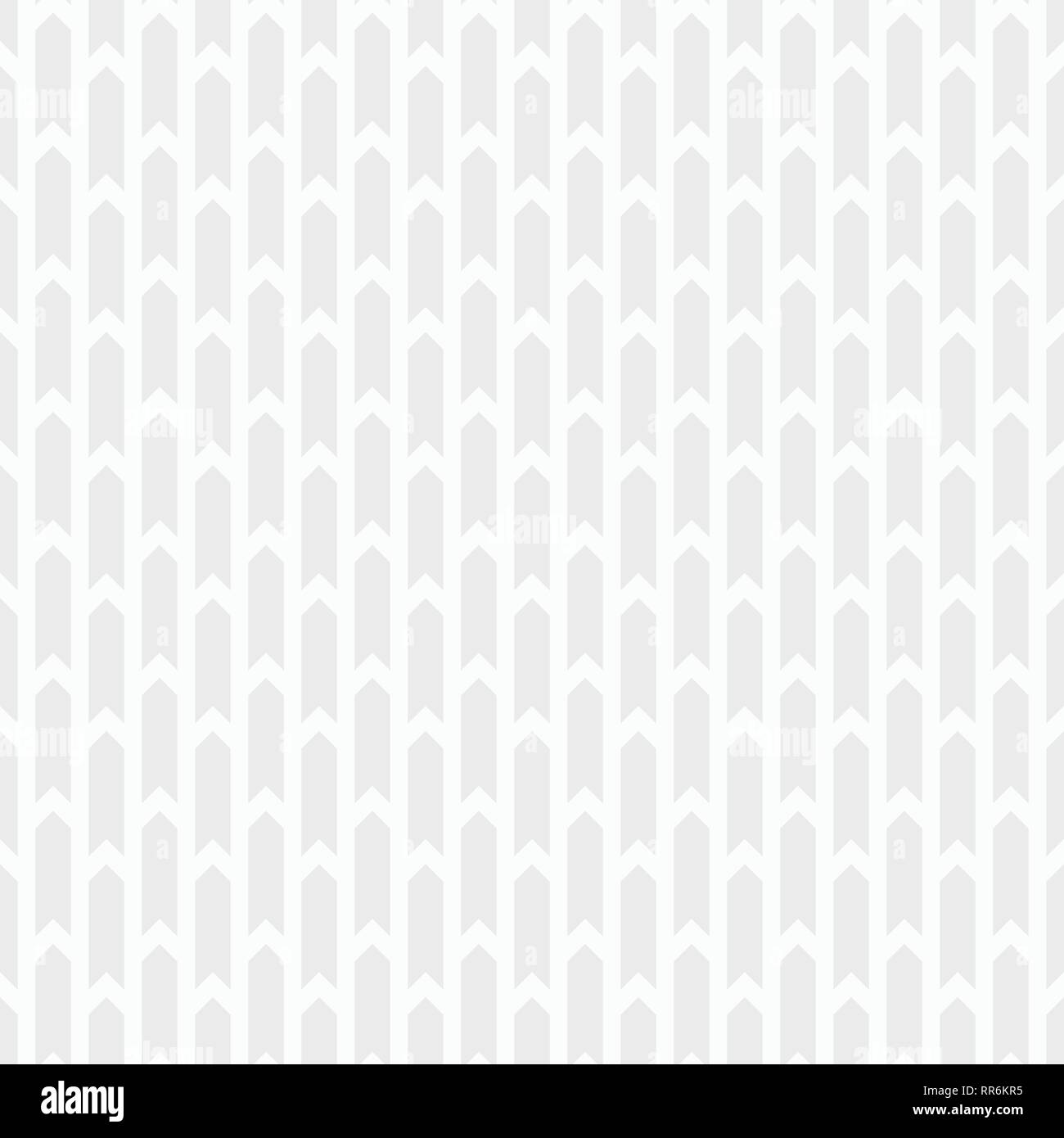 Vektor nahtlose Muster der Pfeile. Geometrische moderne Ornament. Weiße und graue geometrische Struktur. Abstract vector Hintergrund. Stock Vektor