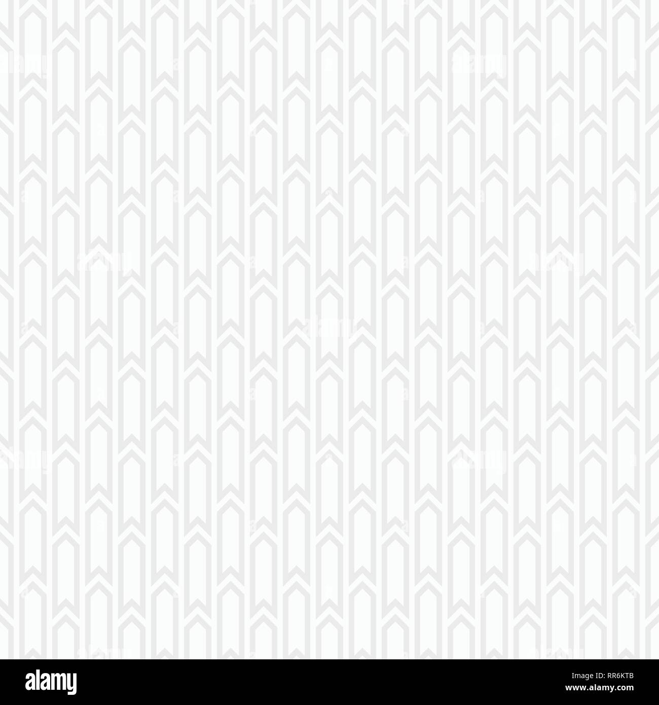 Vektor nahtlose Muster der Pfeile. Geometrische moderne Ornament. Weiße und graue geometrische Struktur. Abstract vector Hintergrund. Stock Vektor