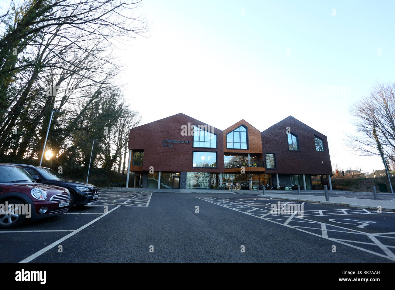 Allgemeine Ansichten des neuen Aldingbourne Trust HQ in West Sussex, UK. Stockfoto