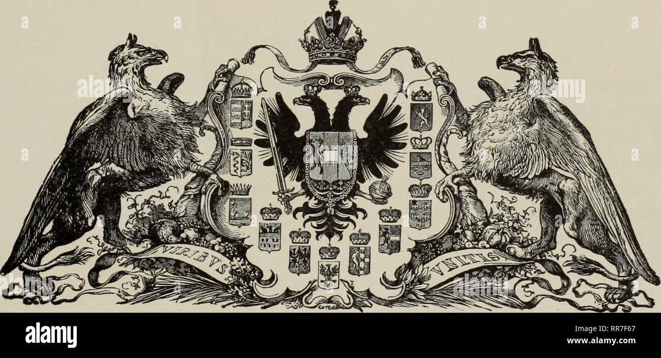 . Abhandlungen der Geologischen Bundesanstalt. Geologie und Paläontologie. Im April 1902 ausgegeben. DAS NASHORN von HUNDSHEIM. (Bbinoceros MirNms Osboro&gt; liiösliewisis. Form. Mit Ausführungen über die Verhältnisse von Eli Schädeln von Rhinoceros (Ceratortiinus sumatrensis). Von FRANZ TOULA o. Ö. Professor der Geologie an der k. k. Technischen Hochschule in Wien. Mit 12 Abb. auf Tafeln und 25 Zinkotypien im Text. ABHANDLUNGEN DER K.K. GEOLOGISCHEN REICHSANSTALT. BAND XIX. HEFT 1 Preis: 30 Kronen. WIEN, 1902. Verlag der k. k. Geologischen Reichsanstalt. In Kommission bei R.LECHNER (Wilh. Putsch gmbh & co. MÜLLER) k. Stockfoto