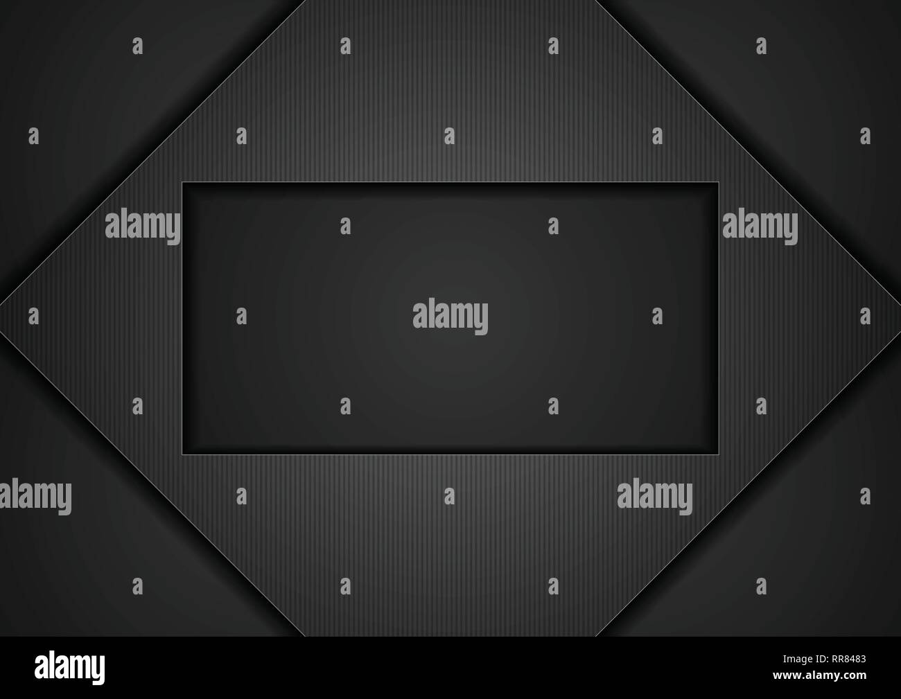 Abstract black Technologie futuristischen Hintergrund. Vector Graphic Design Template Stock Vektor