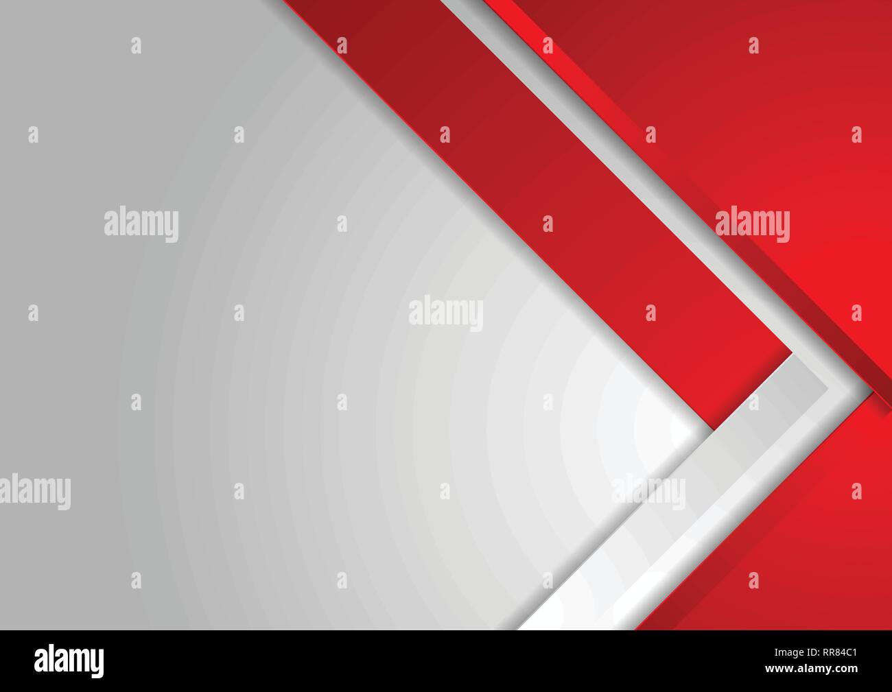 Rot und Grau abstrakte Tech corporate Hintergrund. Material Vector Graphic Design Stock Vektor