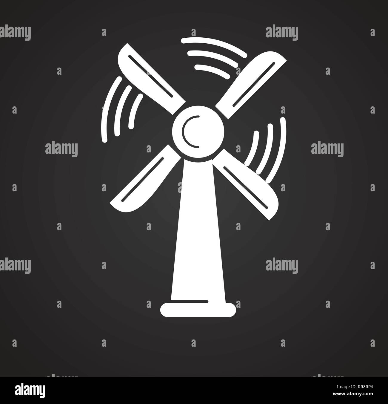 Wind Mill Symbol auf weißem Hintergrund für Grafik- und Webdesign, modernen einfachen Vektor unterzeichnen. Internet Konzept. Trendy Symbol für Web site Design web-Taste oder mobile App. Stock Vektor