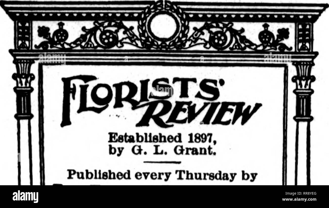 . Floristen Review [microform]. Blumenzucht. ;&Gt;.r-rf - 42 dem Floristen^ Review November 2. 1922. TT jeden Donnerstag von der Fix veröffentlicht) ri8ts'Publishing Co., 510 Caxton Gebäude, 608 South Dearborn St., Chicago. Tel., Wabash 8195. Eingetragene kabel Adresse, Florvlew, Chicago. Als zweiter Klasse Sache Dez. 3,1897, bei der Post von Chi-cago, III., gemäß der Beitrittsakte am 8. März 1879. Abonnement Preis, $ 2,00 pro Jahr. Nach Kanada, $ 3,00; nach Europa, $ 4,00. Werbung angegebenen Preise auf Anfrage. Nur strikt Handel ad-vertising akzeptiert. 11 EESULTS. Wir geben sie Ihnen. Sie erhalten Sie. Wir haben beide Stockfoto