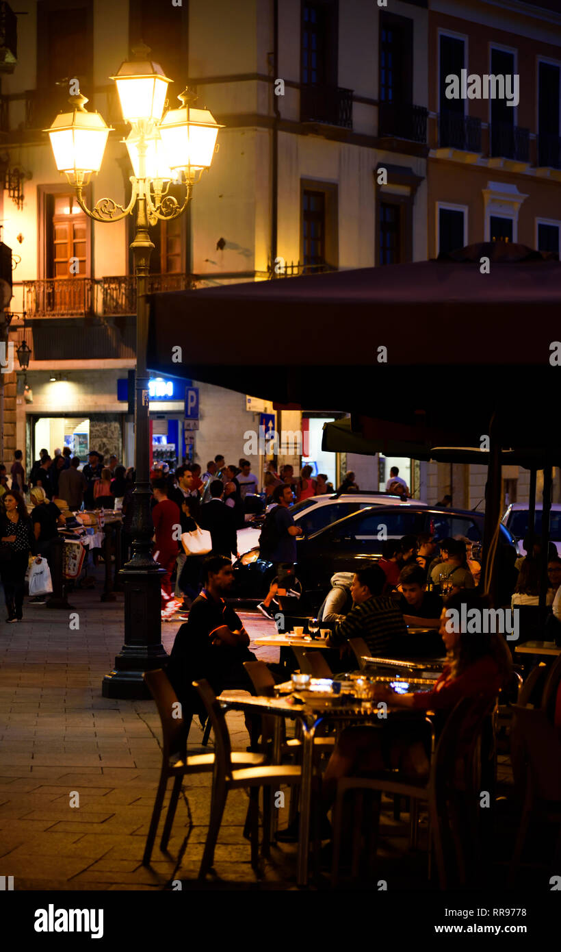 Cagliari-Sardinien-Italien Stockfoto
