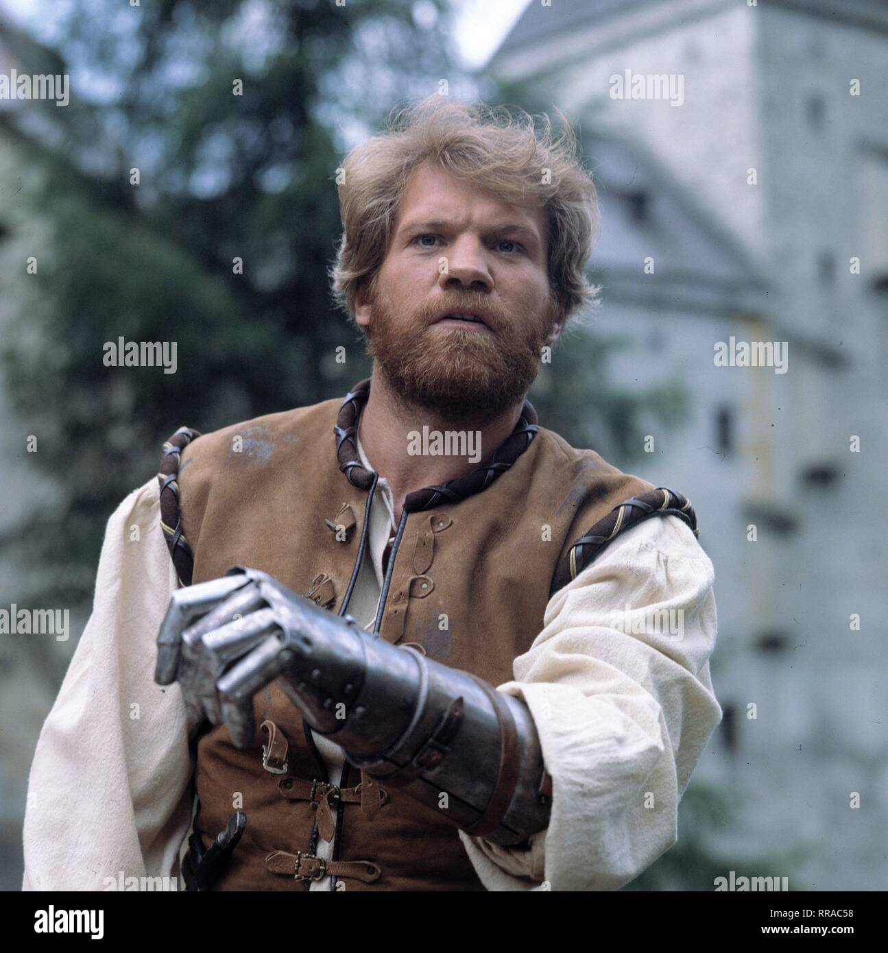 GÖTZ von BERLICHINGEN/Götz von Berlichingen mit der eisernen Hand/D 1979/Wolfgang Liebeneiner/Götz von Berlichingen (RAIMUND HARMSTORF), Schauspiel von Johann Wolfgang Goethe. Inszenierung von Wolfgang Liebeneiner, 1979. 26857/Überschrift: Götz von Berlichingen/D 1979 Stockfoto