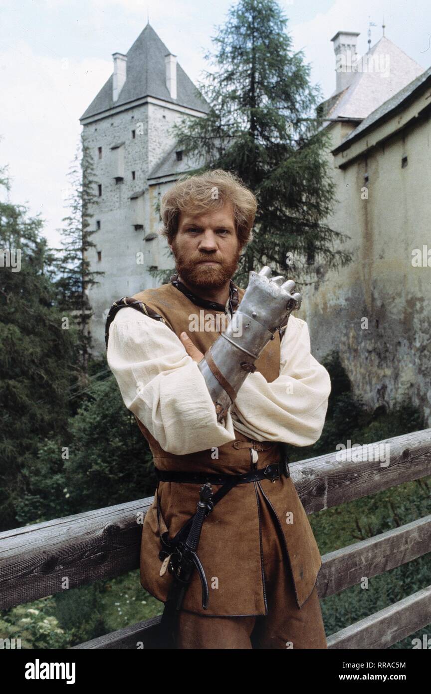 GÖTZ von BERLICHINGEN/Götz von Berlichingen mit der eisernen Hand/D 1979/Wolfgang Liebeneiner/Götz von Berlichingen (RAIMUND HARMSTORF), Schauspiel von Johann Wolfgang Goethe. Inszenierung von Wolfgang Liebeneiner, 1979. 26857/Überschrift: Götz von Berlichingen/D 1979 Stockfoto