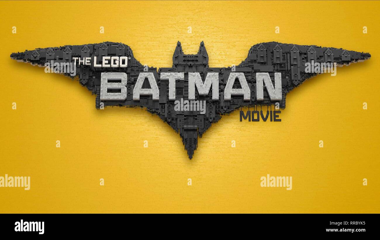 Filmplakat Der Lego Batman Film 2017 Stockfotografie Alamy