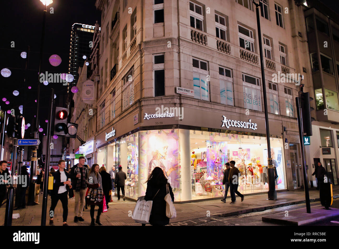 Shop Zubehör in der Oxford Street, London, England, Großbritannien Stockfoto