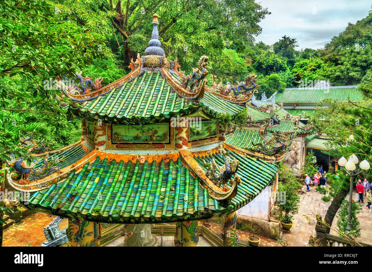 Buddhistische Tempel auf Marmor Berge bei Da Nang, Vietnam Stockfoto