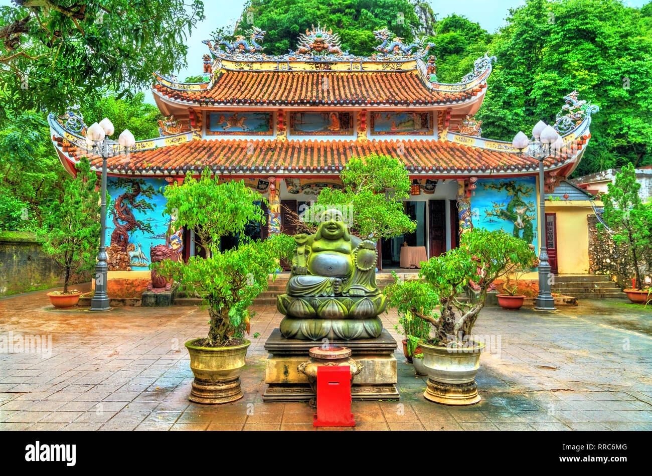 Buddhistische Tempel auf Marmor Berge bei Da Nang, Vietnam Stockfoto