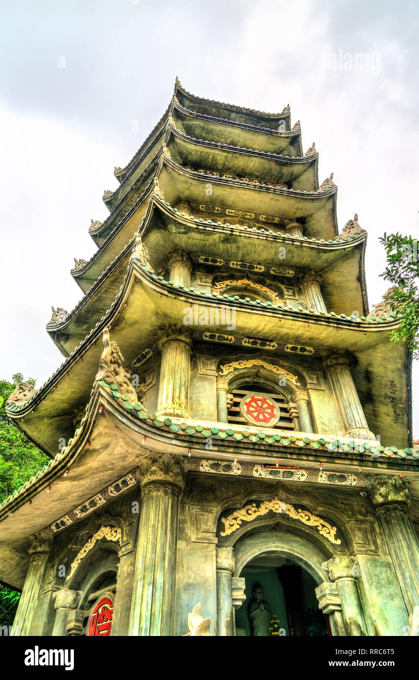 Buddhistische Pagode auf Marmor Berge bei Da Nang, Vietnam Stockfoto