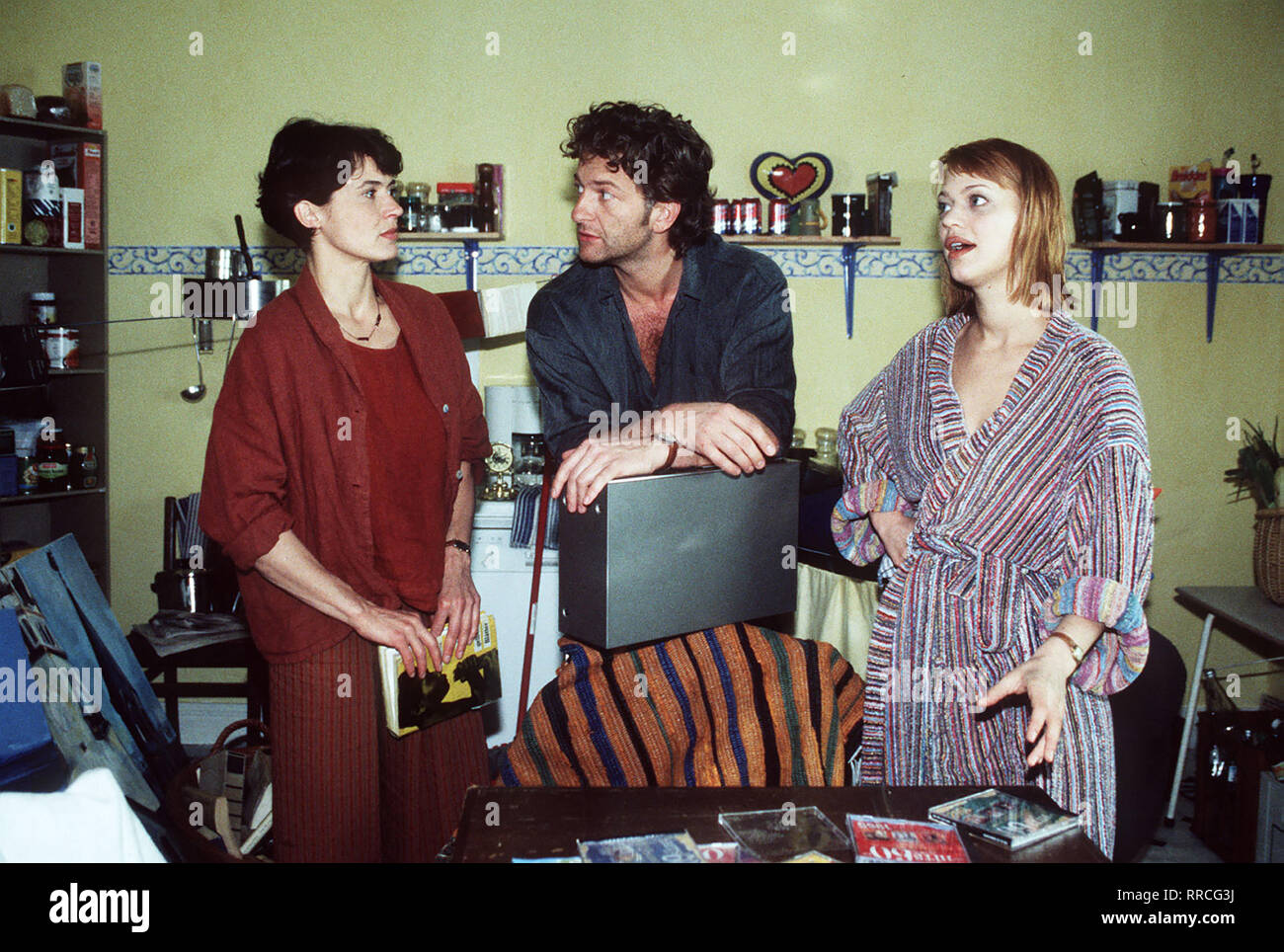 Szene mit Judith Klein (HEIKE MAKATSCH, r), Leo (Dominic Raacke) und Rebecca (ULRIKE FOLKERTS). Regie: Ulli Baumann/Überschrift: MÄNNER UND ANDERE KATASTROPHEN/BRD 1998 Stockfoto