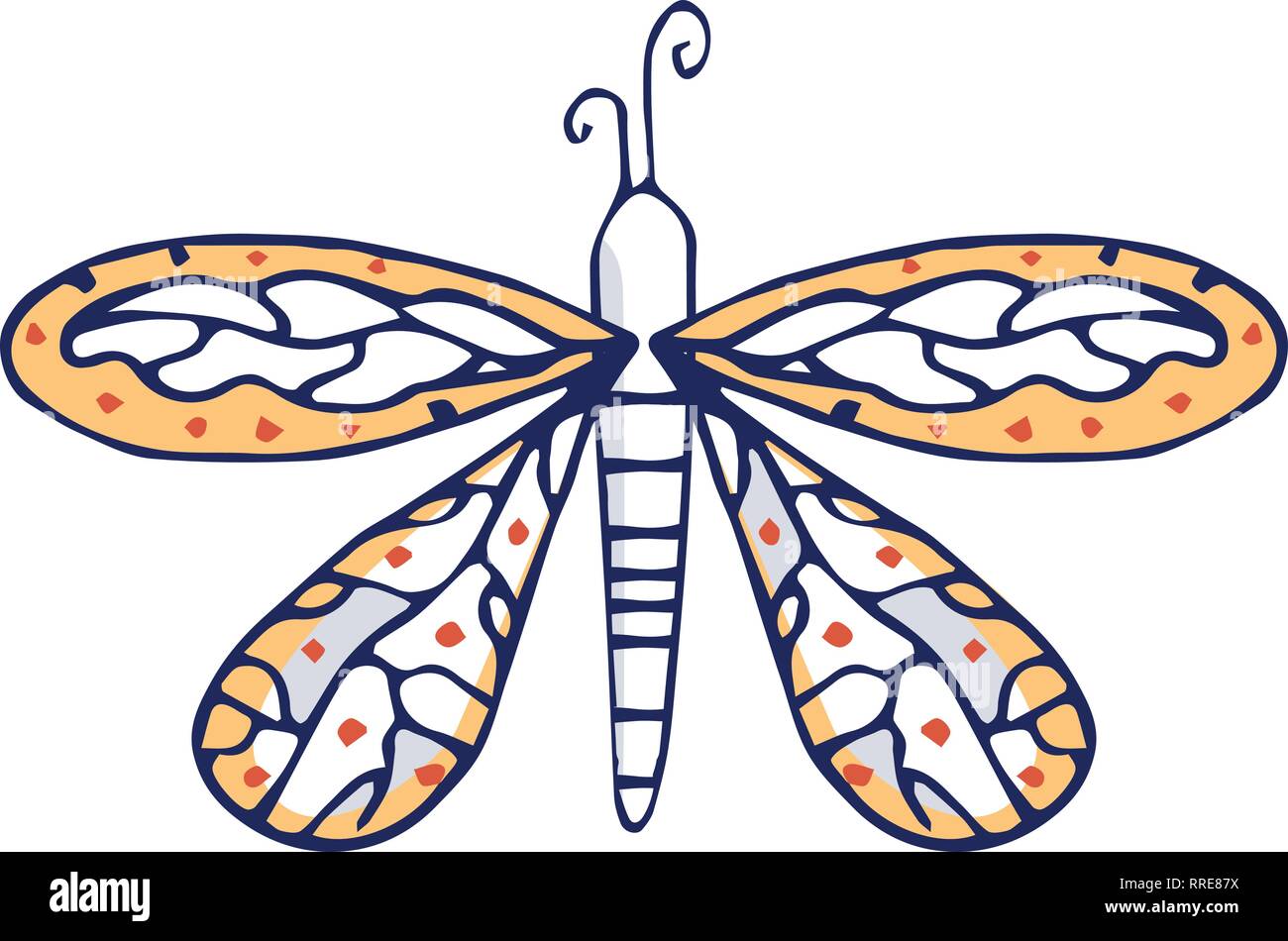 Butterfly Clip Art Vector Charakter Magie Fliegen Ornament Stock Vektorgrafik Alamy
