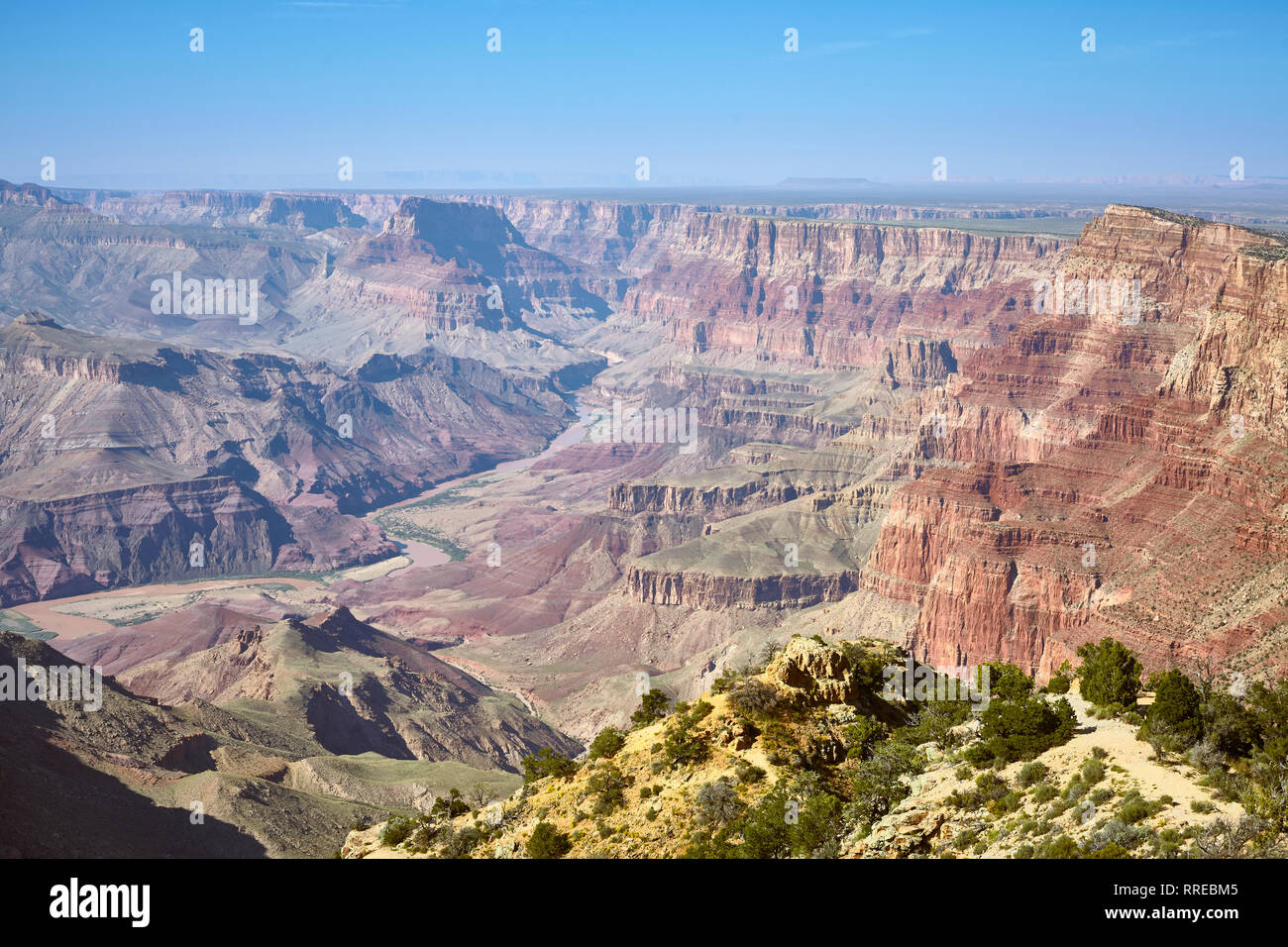 Allgemeine Ansicht des Grand Canyon, Arizona, USA. Stockfoto