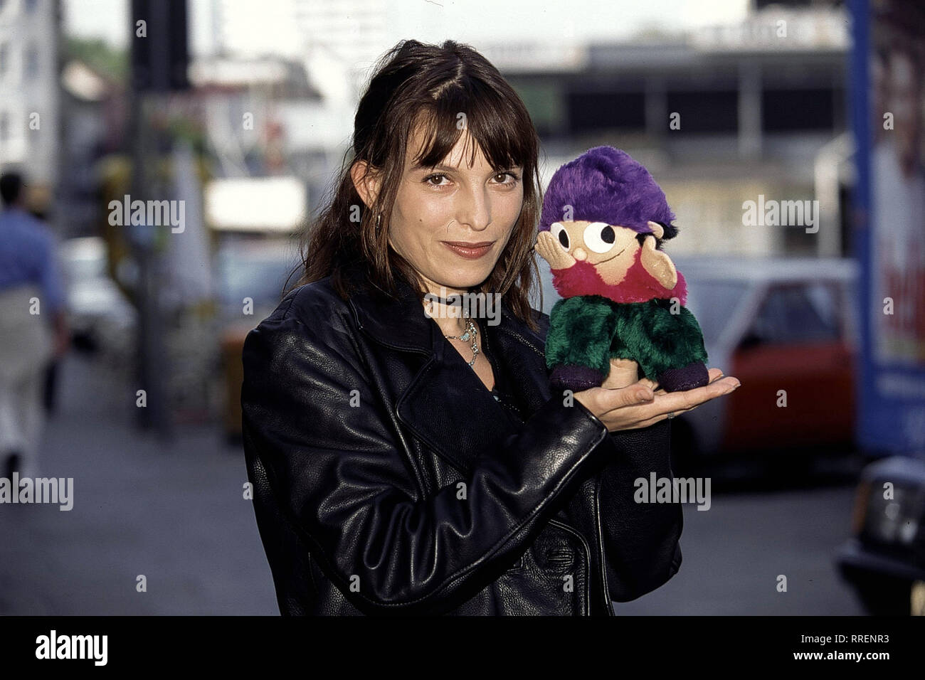FAUST-Im Bild: Ulrike (STEPHANIE PHILIPP), Assistentin von Faust, gibt sich als Prostituierte Gloria aus sterben. Mit diesem Köder soll der Mörder überführt werden. Regie: Martin Enlen aka. Todesangst/Überschrift: Faust/BRD 1995 Stockfoto