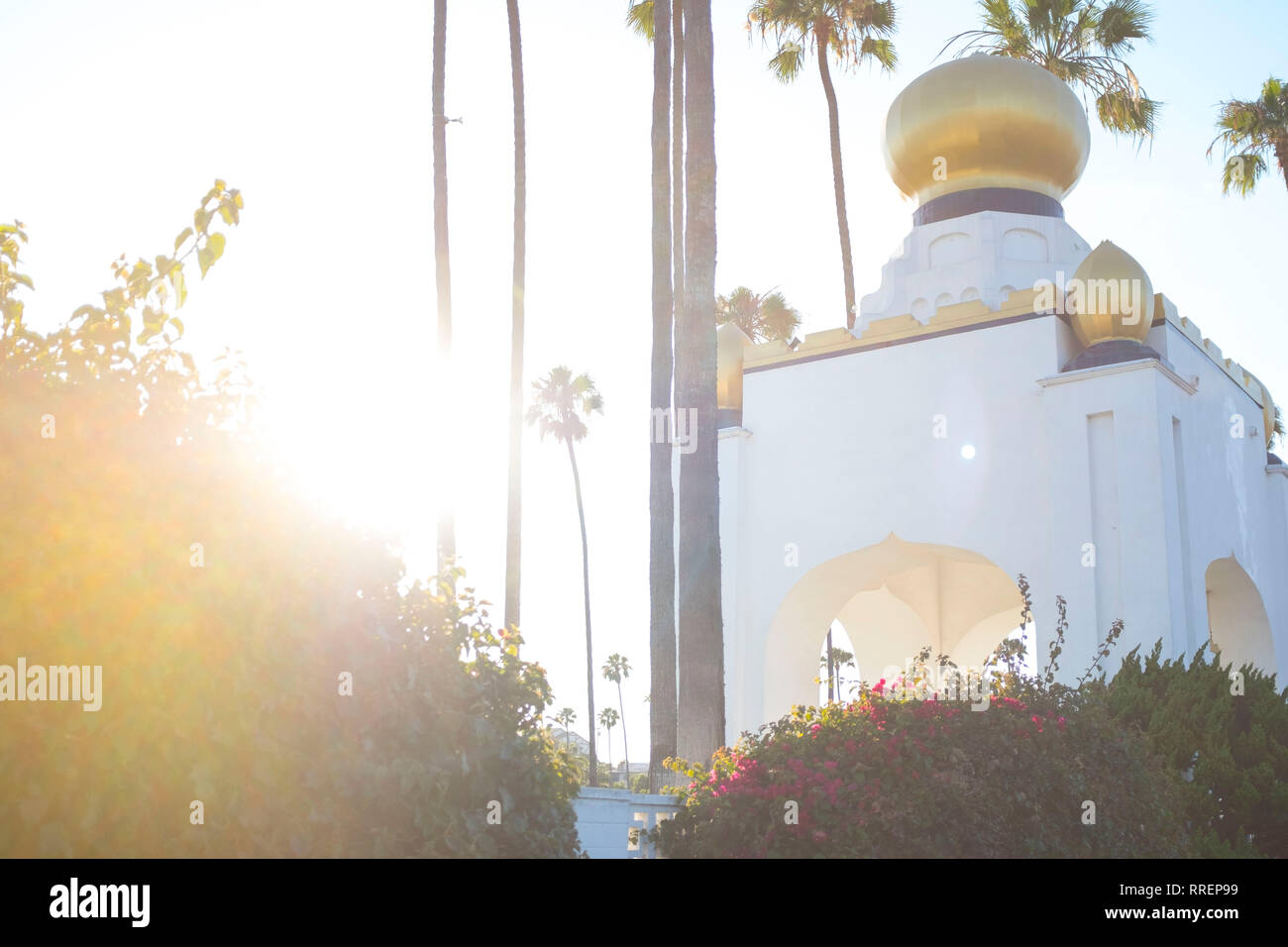 Self Realisation Fellowship Gebäude in Encinitas California Stockfoto