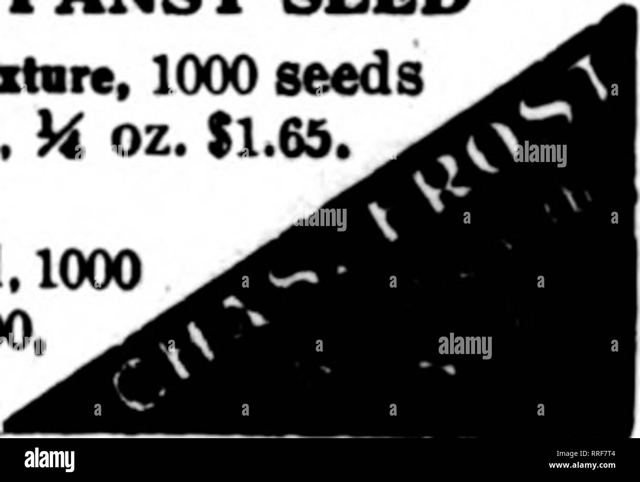 . Floristen Review [microform]. Blumenzucht. Apeil 7, 1921 dem Floristen^ Review 103 Wir sind Zentrale für das Beste von allem in Erbsen, Bohnen, Mais und Gemüse Samen Olad Zitat für die heutige Lieferung oder auf wachsende Vertrag für die künftige Lieferung Hieronymus B. Reis Seed Co., Cambridge, N.Y. BuRPEES Samen wachsen W. Im lee Burpee Folgendes Co Saatgutvermehrer Philadelphia Braslan Growera (oder Fsme nur Großhandel. OdIod, Salat, Karotten, Pastinaken, Petersilie, Sellerie, Endivie, Schwarzwurzeln und gemischte Süße Erbsen, zur Aussaat Grovrers SAN JOSE, Kalifornien Firma JAMES VICK SÖHNE Züchter von Blumen- und Gemüsesamen erhalten die Stockfoto