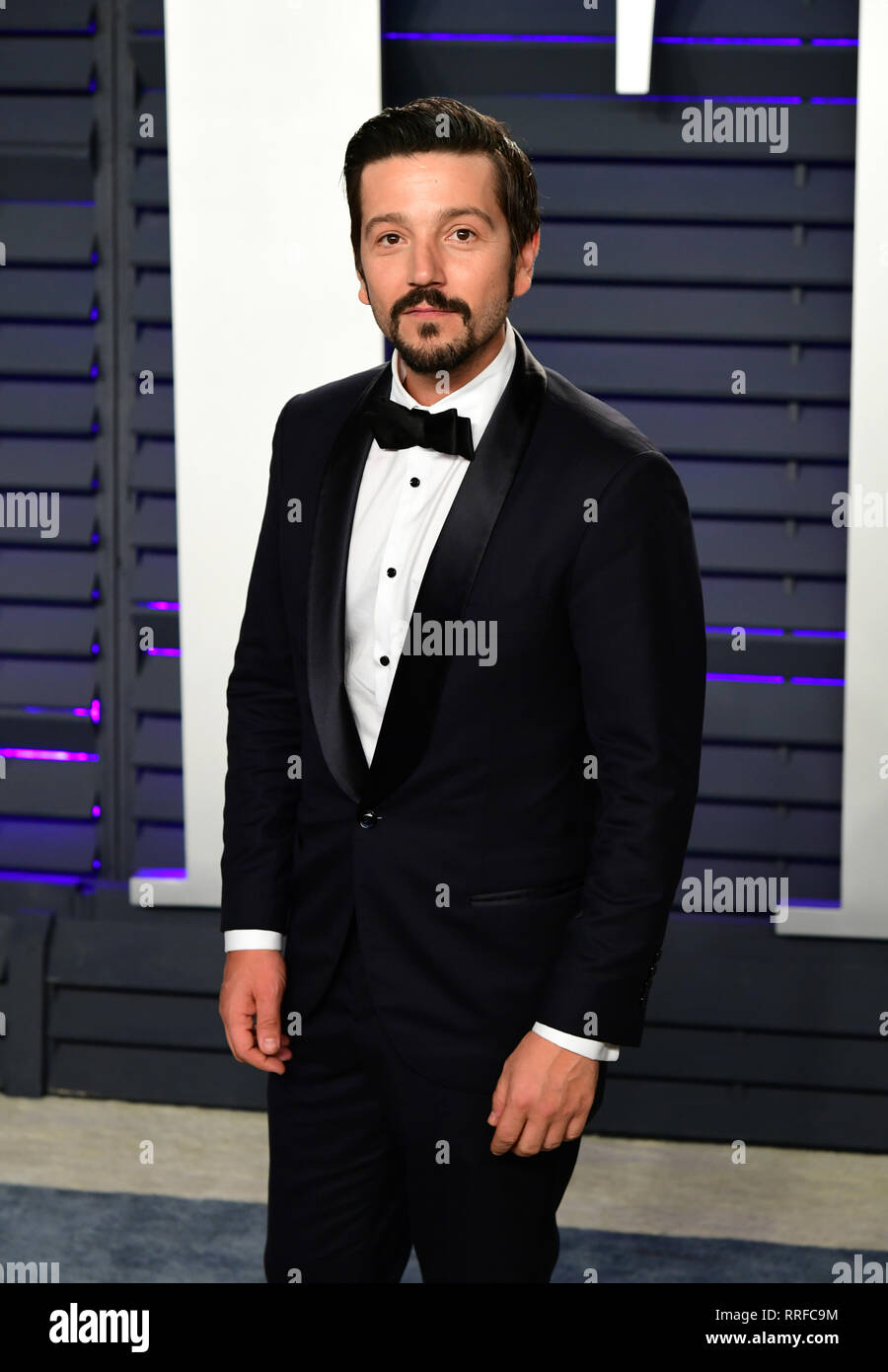 Diego Luna an der Vanity Fair Oscar Party im Wallis Annenberg Center für Darstellende Künste in Beverly Hills, Los Angeles, Kalifornien, USA, statt. Stockfoto