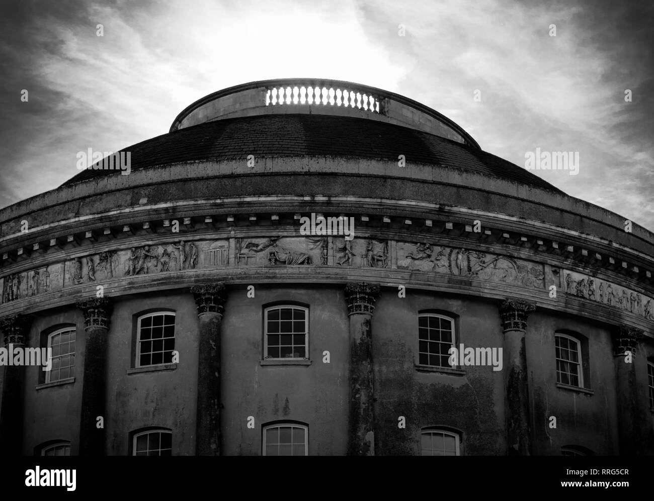 Rotunde an Ickworth Suffolk Stockfoto