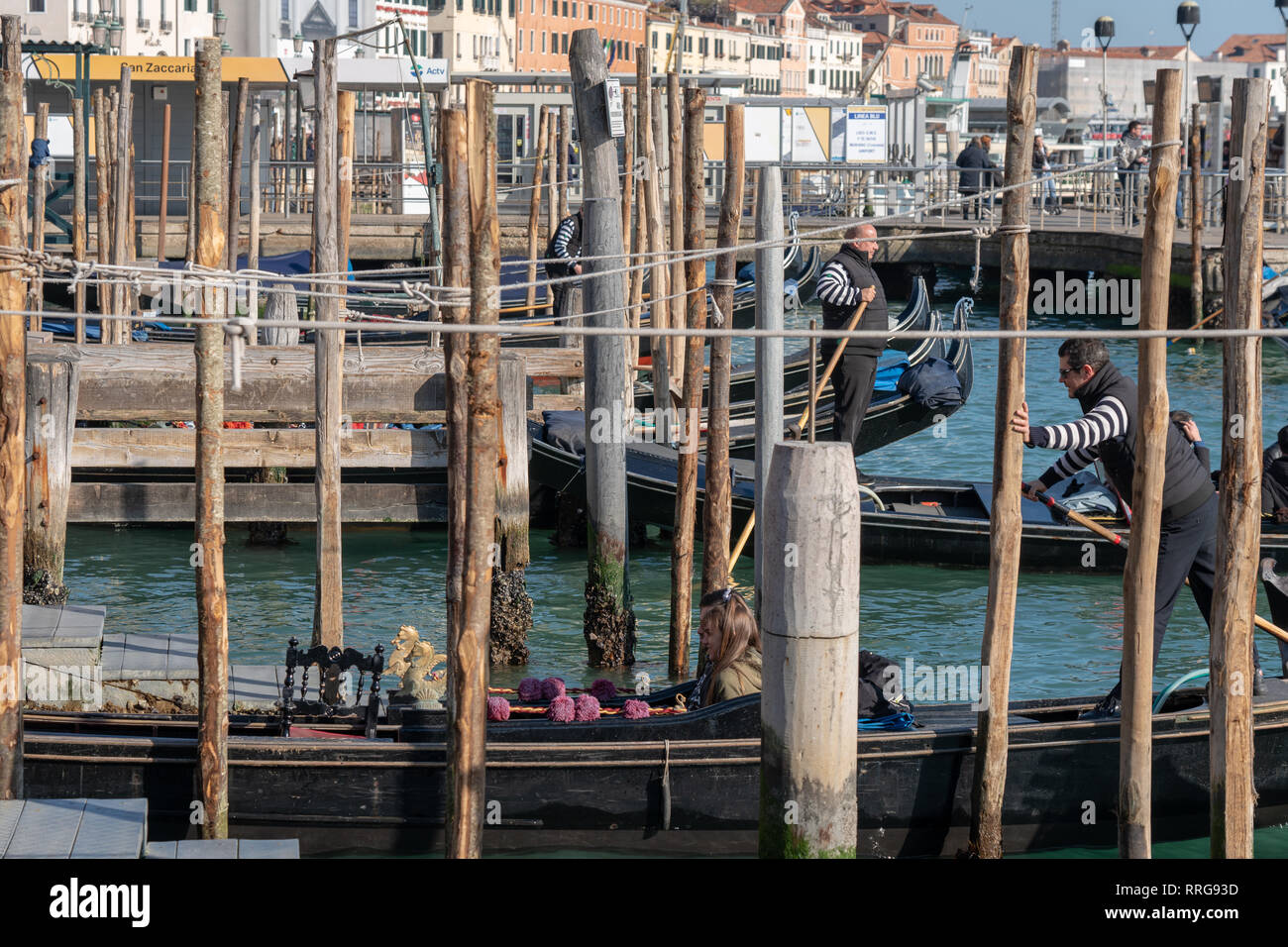 Allgemeine Ansichten von Venedig. Aus einer Reihe von Fotos in Italien. Foto Datum: Mittwoch, 13. Februar 2019. Foto: Roger Garfield/Alamy Stockfoto