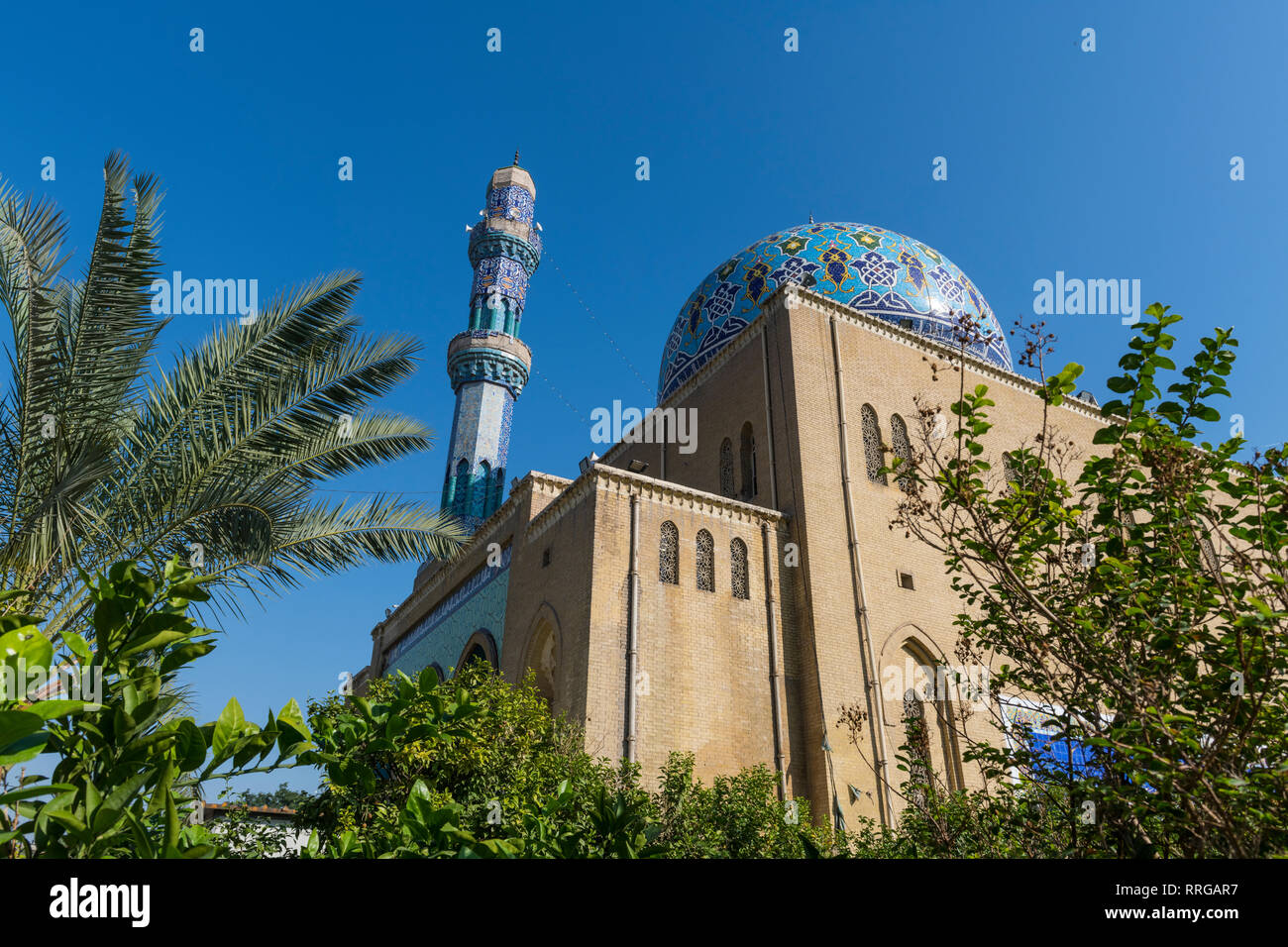 Historische Moschee von 17 Ramadan, Bagdad, Irak, Naher Osten Stockfoto