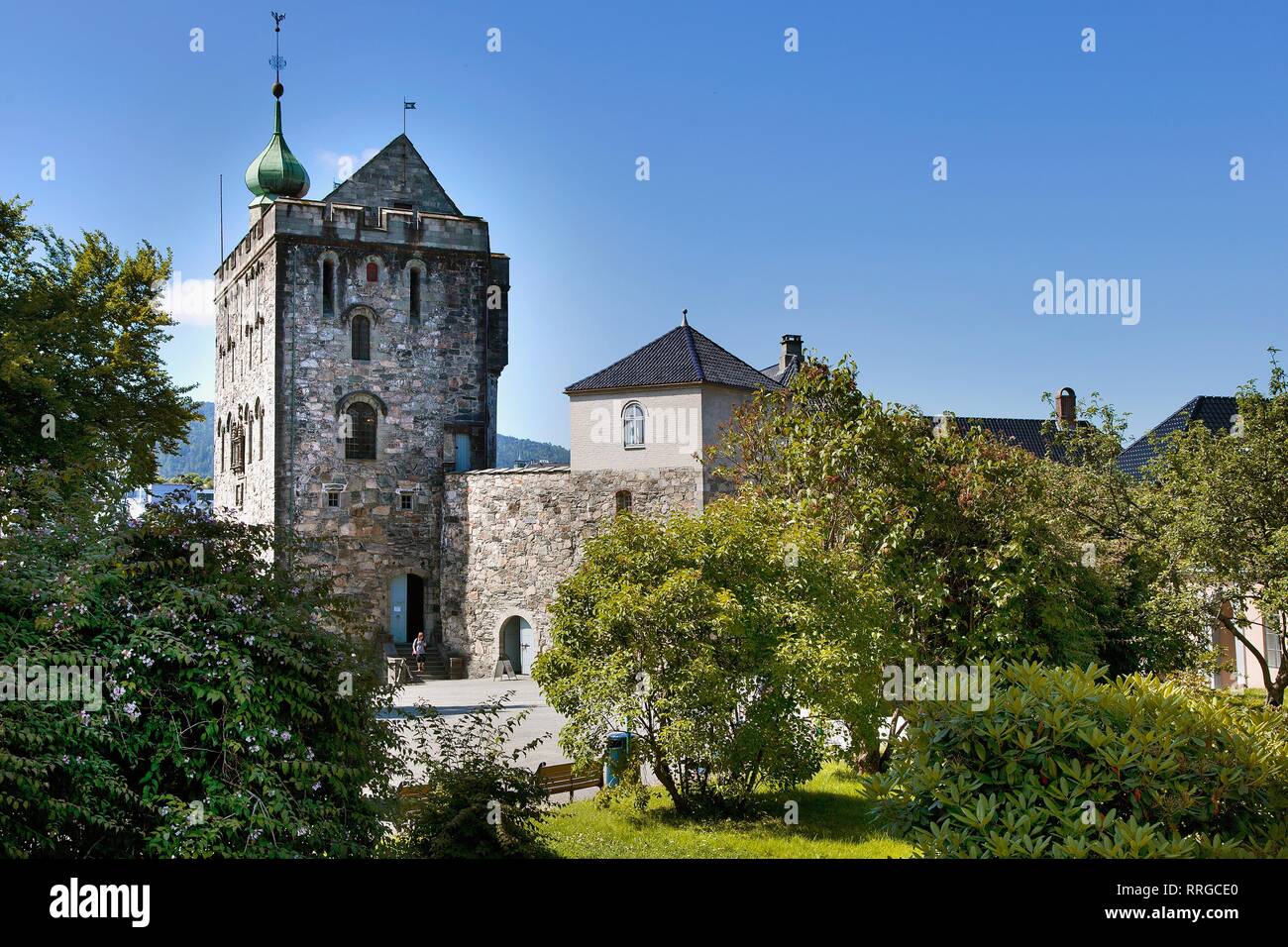 Haakon's Hall, Bergen, Norwegen, Skandinavien, Europa Stockfoto