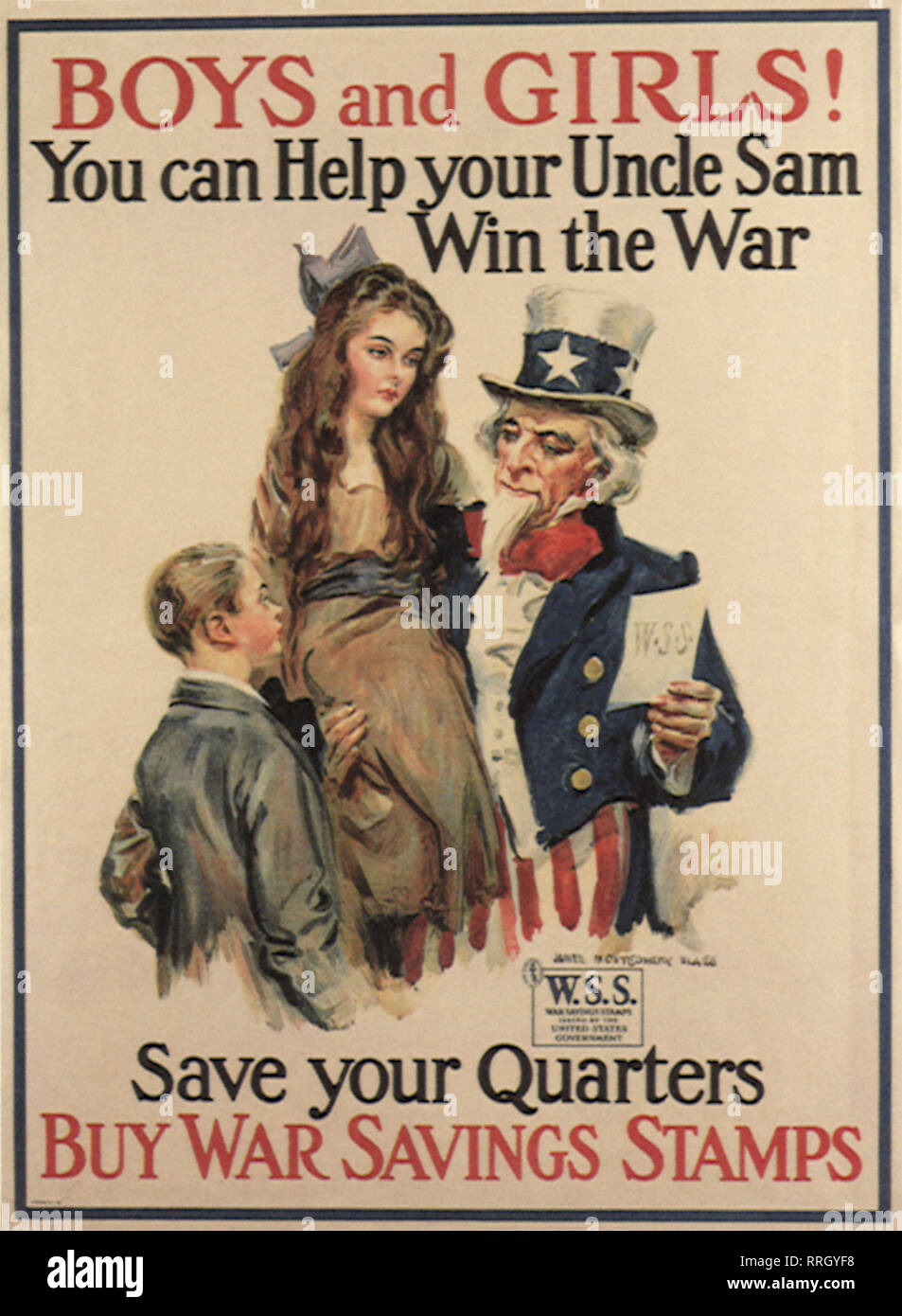 Jungen und Mädchen!. Stockfoto