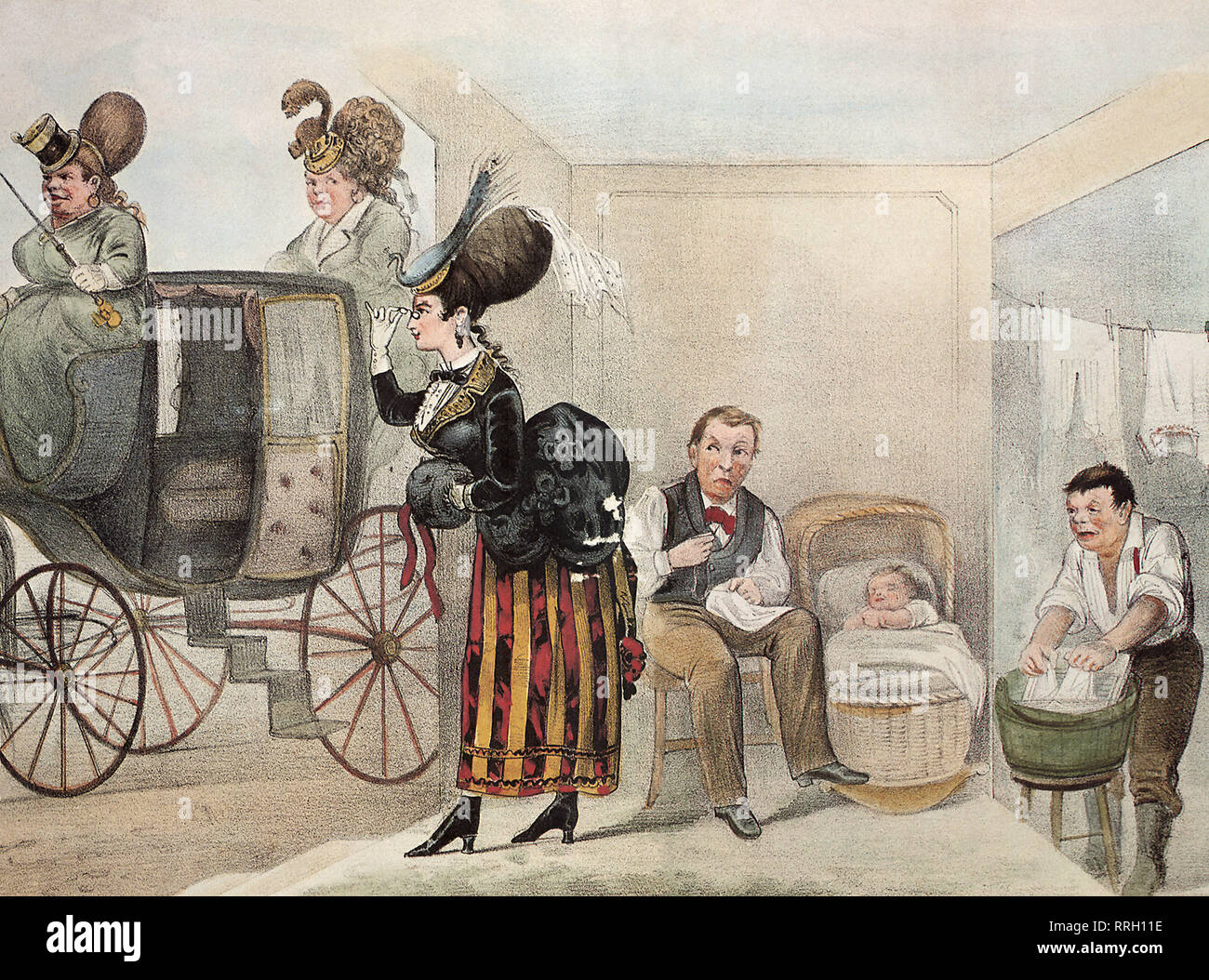 Das Alter des Eisens, der Mensch als er erwartet. Stockfoto