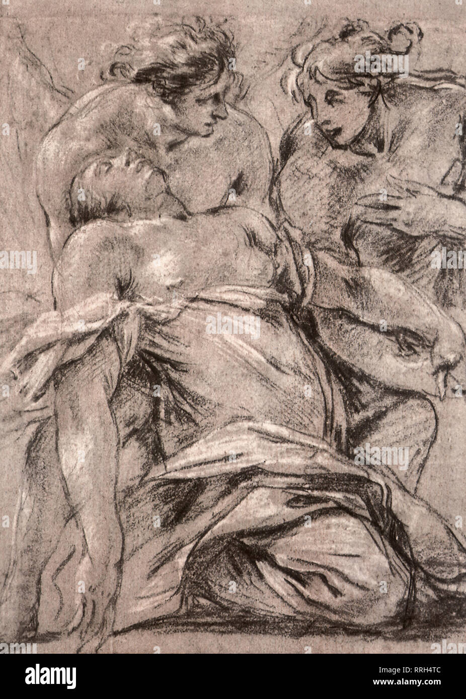 Die Ekstase der Heiligen Maria Magdalena. Stockfoto