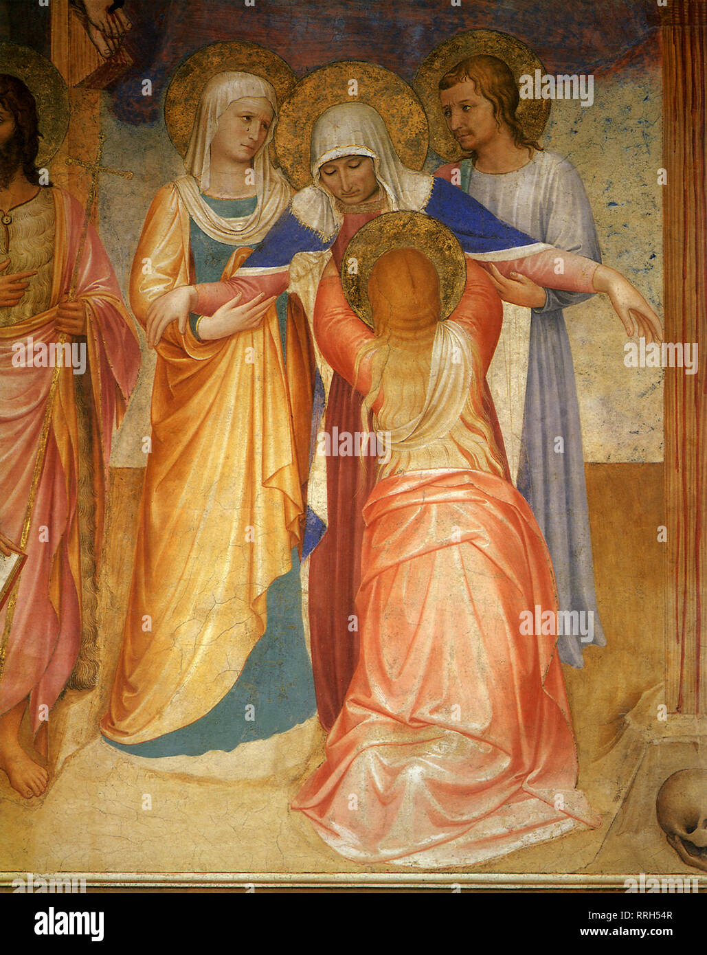 Kreuzigung, Detail. Stockfoto