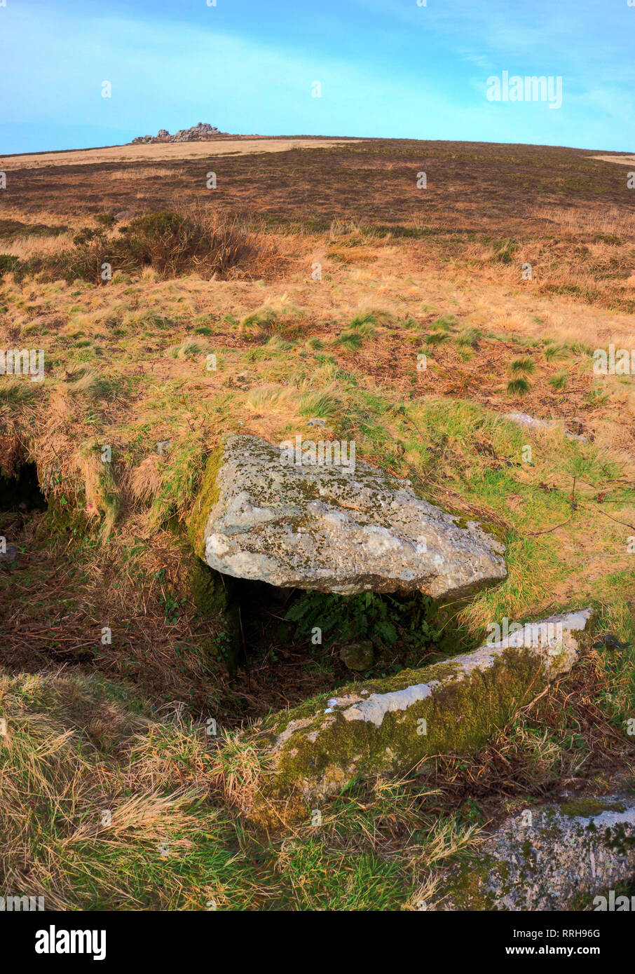 Truthwall Gemeinsame gekammert Carn und Carn Kenidjack, antiken Stätte, West Cornwall GROSSBRITANNIEN Stockfoto