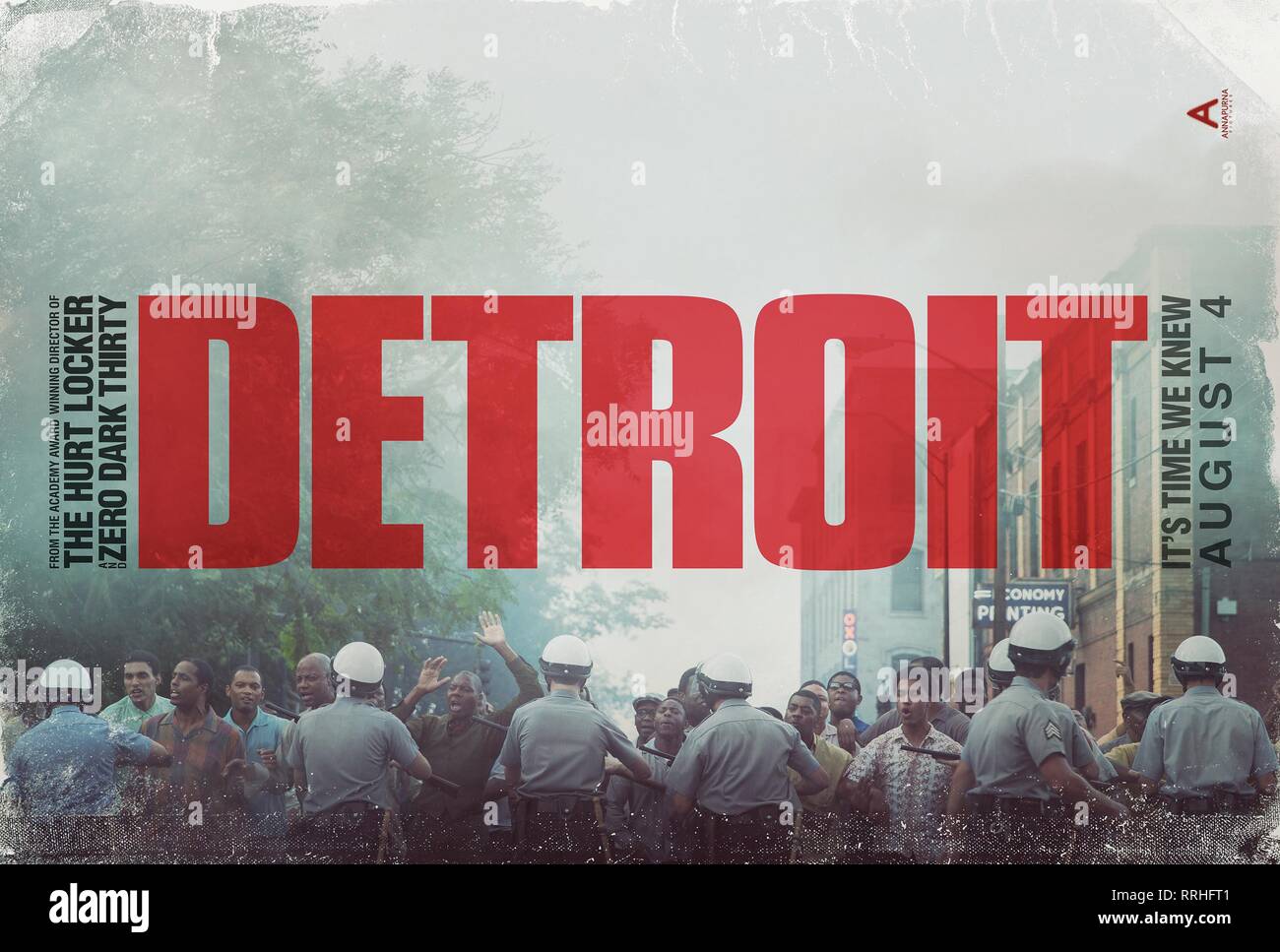 Detroit Movie Poster 2017 Stockfotografie Alamy