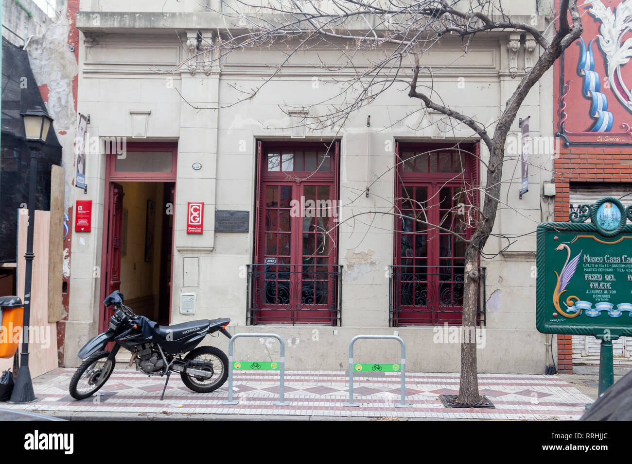 Buenos Aires Buenos Aires/Argentinien 22/06/2014. Carlos Gardel House Museum. Stockfoto