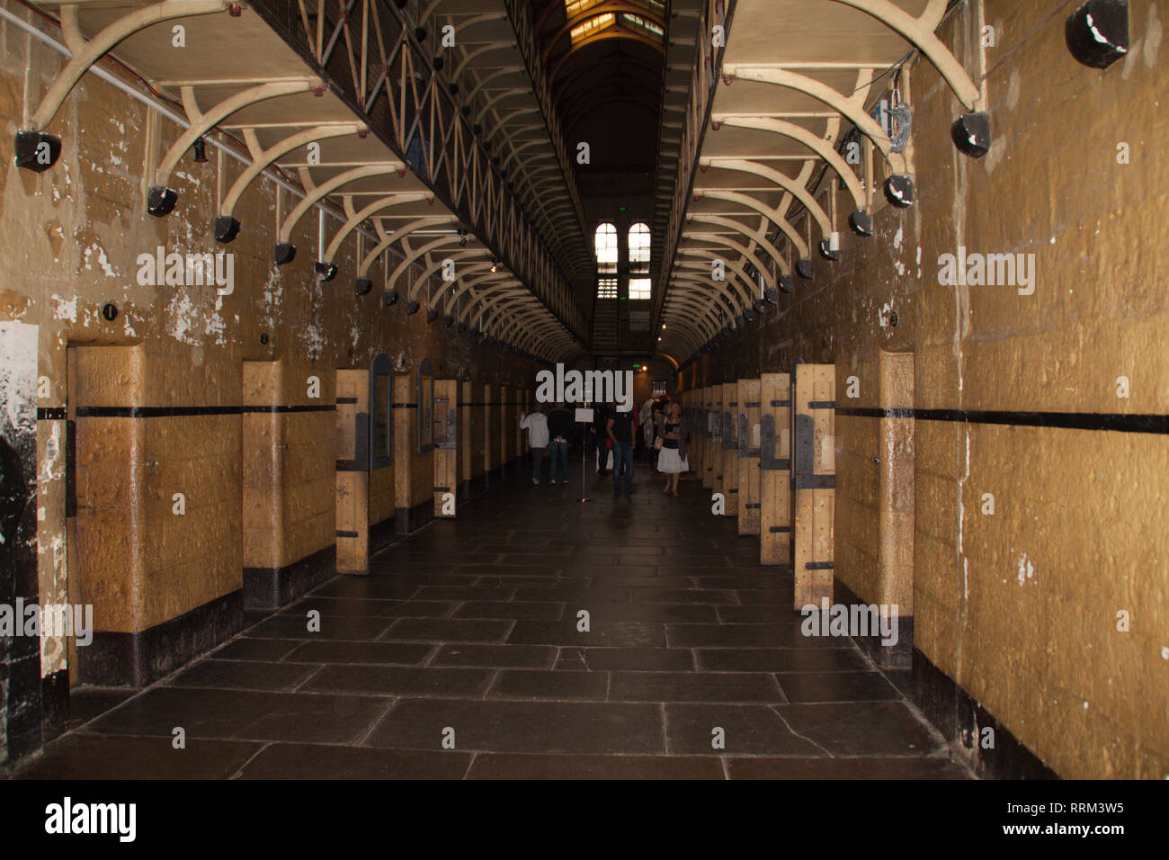 Beängstigend, alte Geschichte Gefängnis, Gefängnis in Melbourne Stockfoto