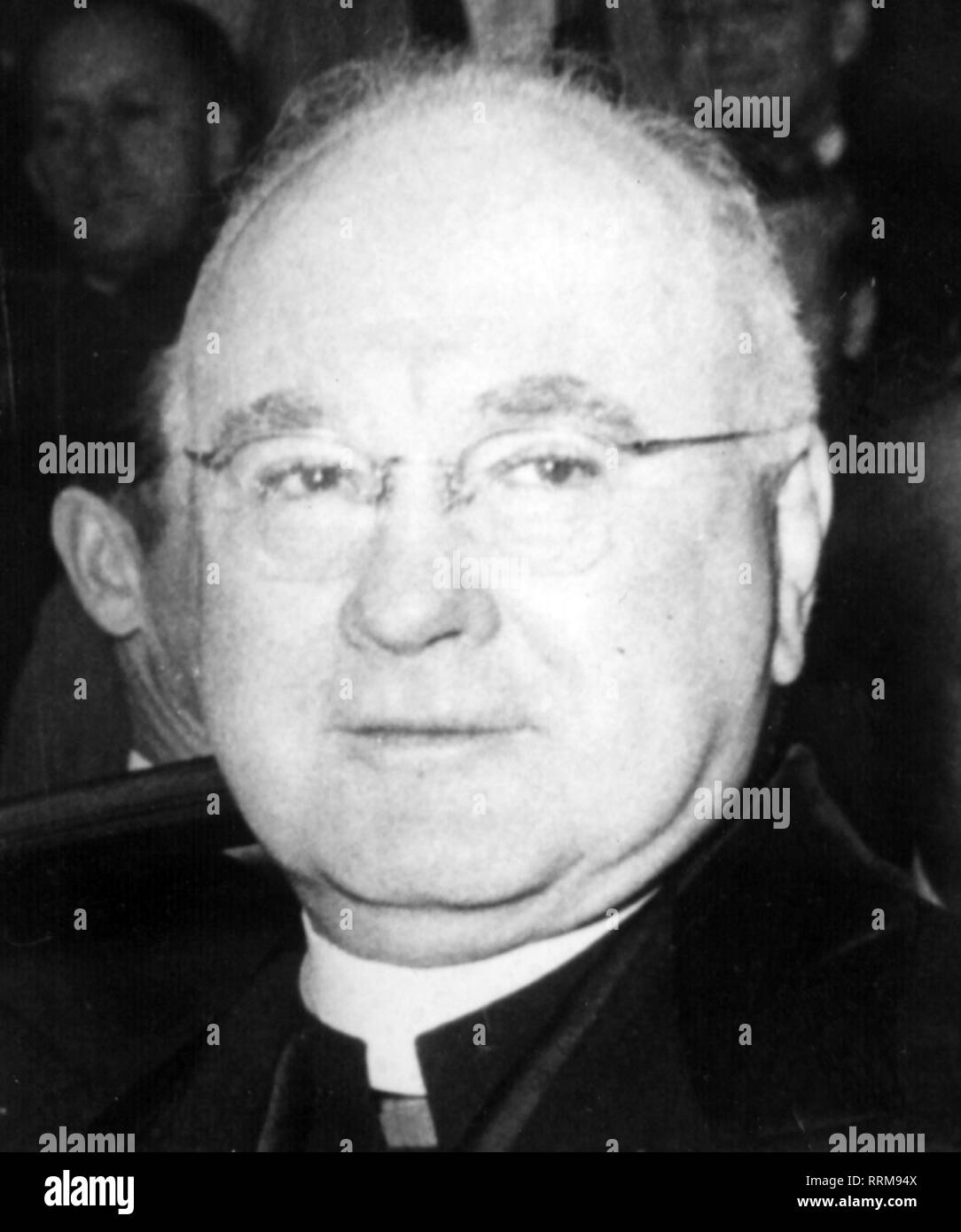 Spellman, Francis, 4.5.1889 - 02.12.1967, US-amerikanischer Geistlicher, Erzbischof von New York 15.4.1939 - 02.12.1967, Porträt, 1958, Additional-Rights - Clearance-Info - Not-Available Stockfoto