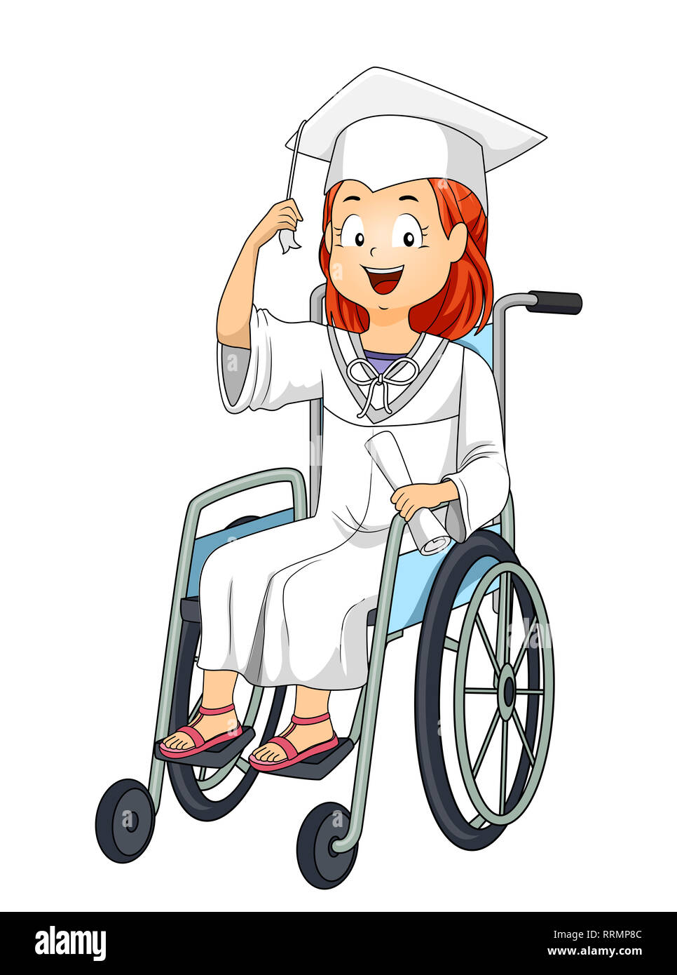 Kind Im Rollstuhl Zeichnung