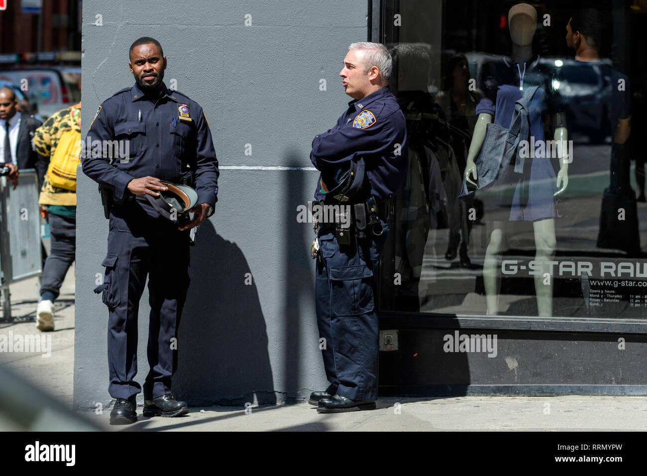 USA, Amerika, New York, Manhattan, NOHO, Lafayette Street,, Bullen Stockfoto