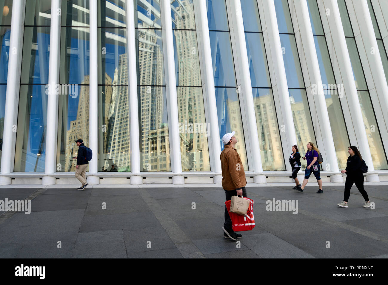 USA, Amerikanische, New York, Manhattan, Manhattan, das One World Trade Center, PATH-Station Stockfoto