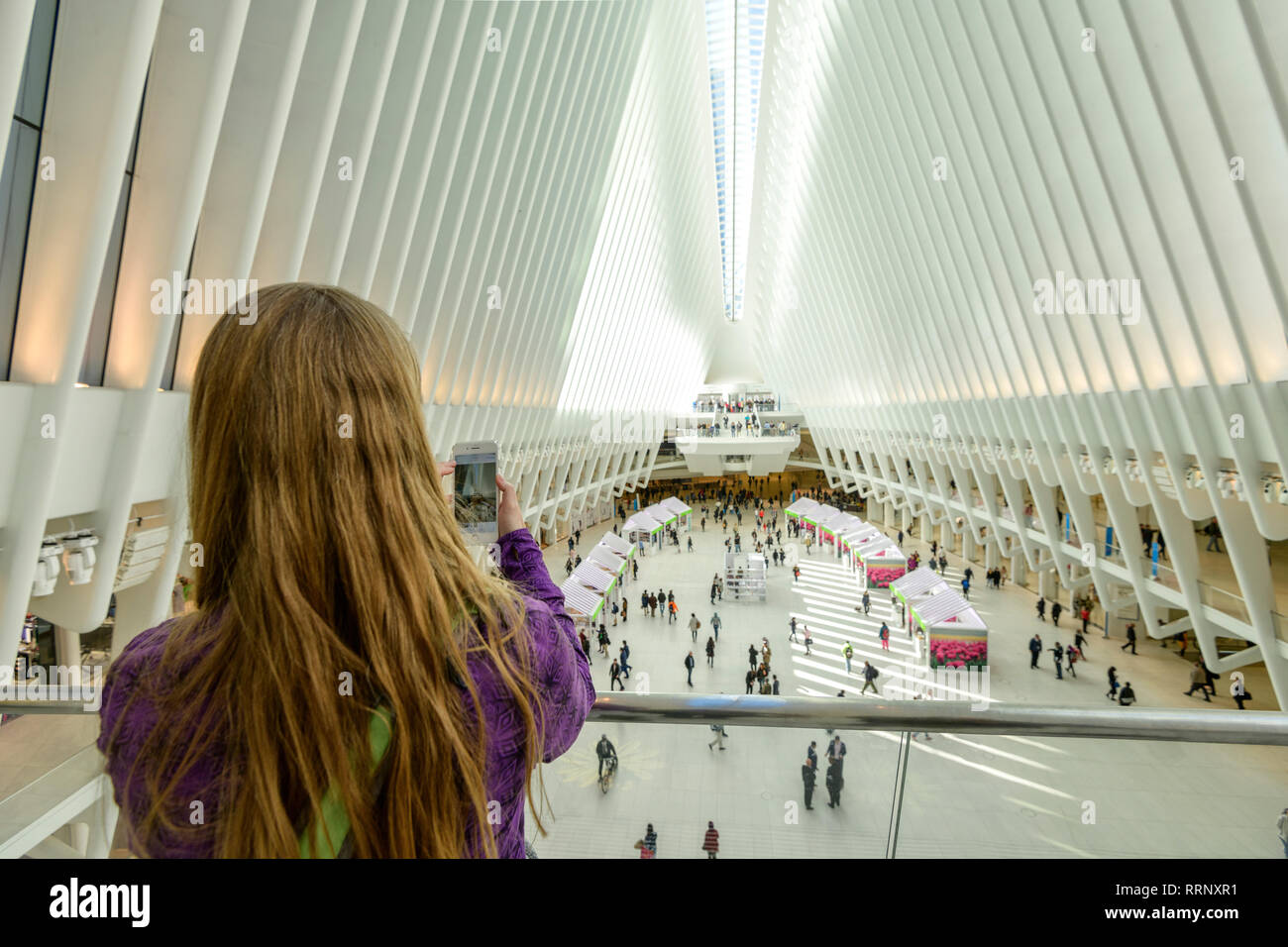 USA, Amerikanische, New York, Manhattan, Manhattan, das One World Trade Center, PATH-Station Stockfoto