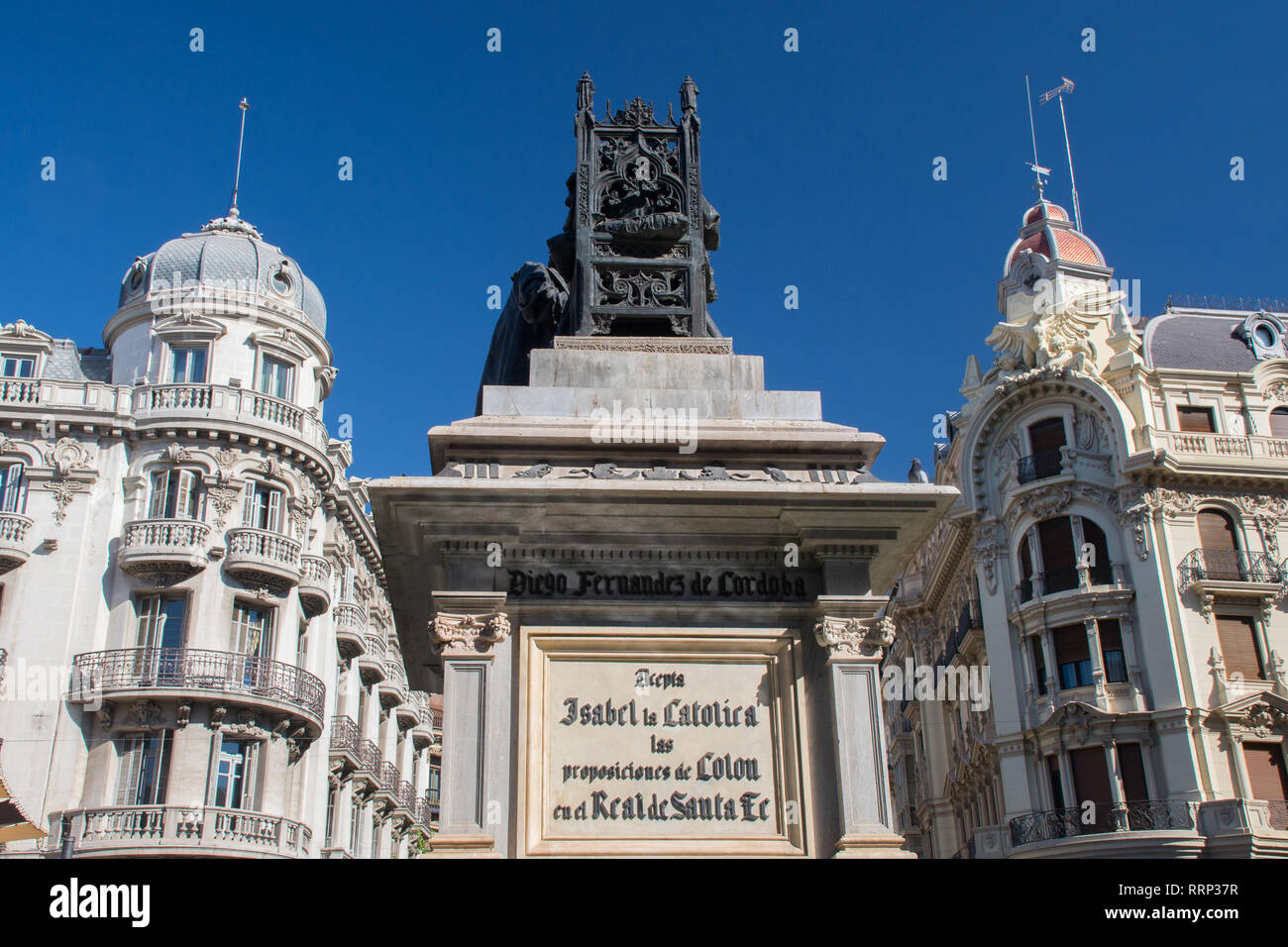 Europa, Spanien, Andalusien, Granada, Plaza Isabel La Catolica Stockfoto
