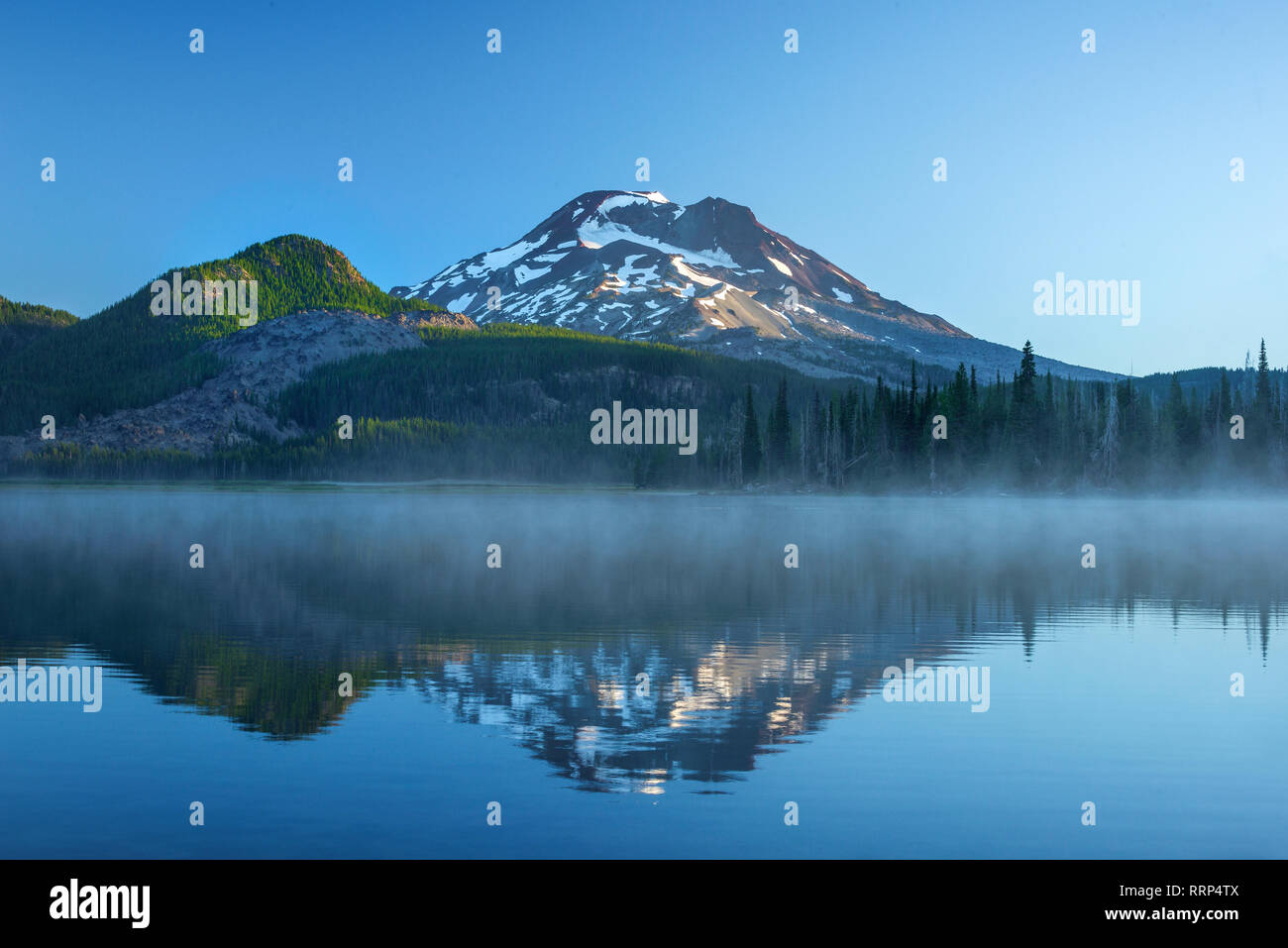 Bilder von Funken See im Deschutes National Forest in der Nähe von Bend, Oregon Stockfoto