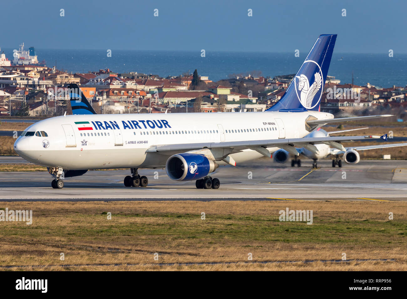 Istanbul/Türkei, 12. Februar 2019: Airbus A300 der Iran airtour Istanbul neue Flughafen (ISL/LFTM) Stockfoto