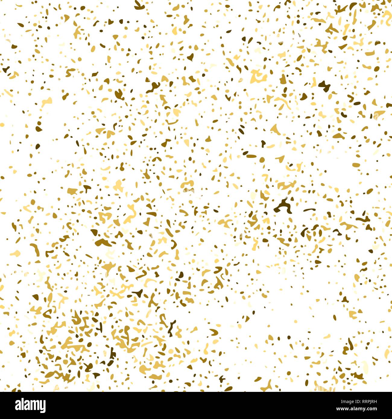 Gold Glitzer Textur Isoliert Auf Weiss Amber Partikel Farbe Celebratory Hintergrund Golden Explosion Von Konfetti Design Element Digital Generiert Stock Vektorgrafik Alamy