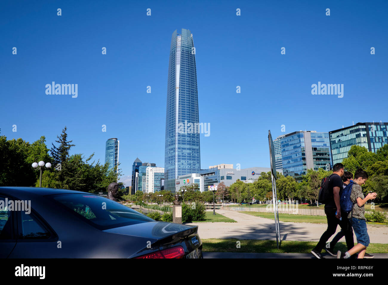 Gran Torre Santiago (Santiago Tower), Santiago de Chile Stockfoto