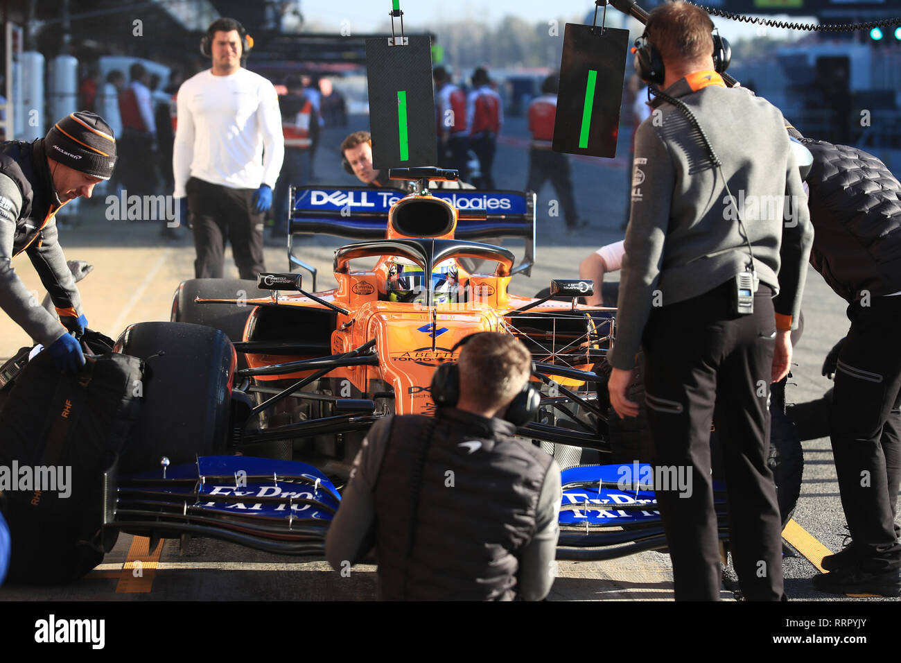 Circuit de Barcelona-Catalunya, Barcelona, Spanien. 26 Feb, 2019. Formel 1 Test Tag 5; McLaren, Lando Norris Credit: Aktion plus Sport/Alamy leben Nachrichten Stockfoto