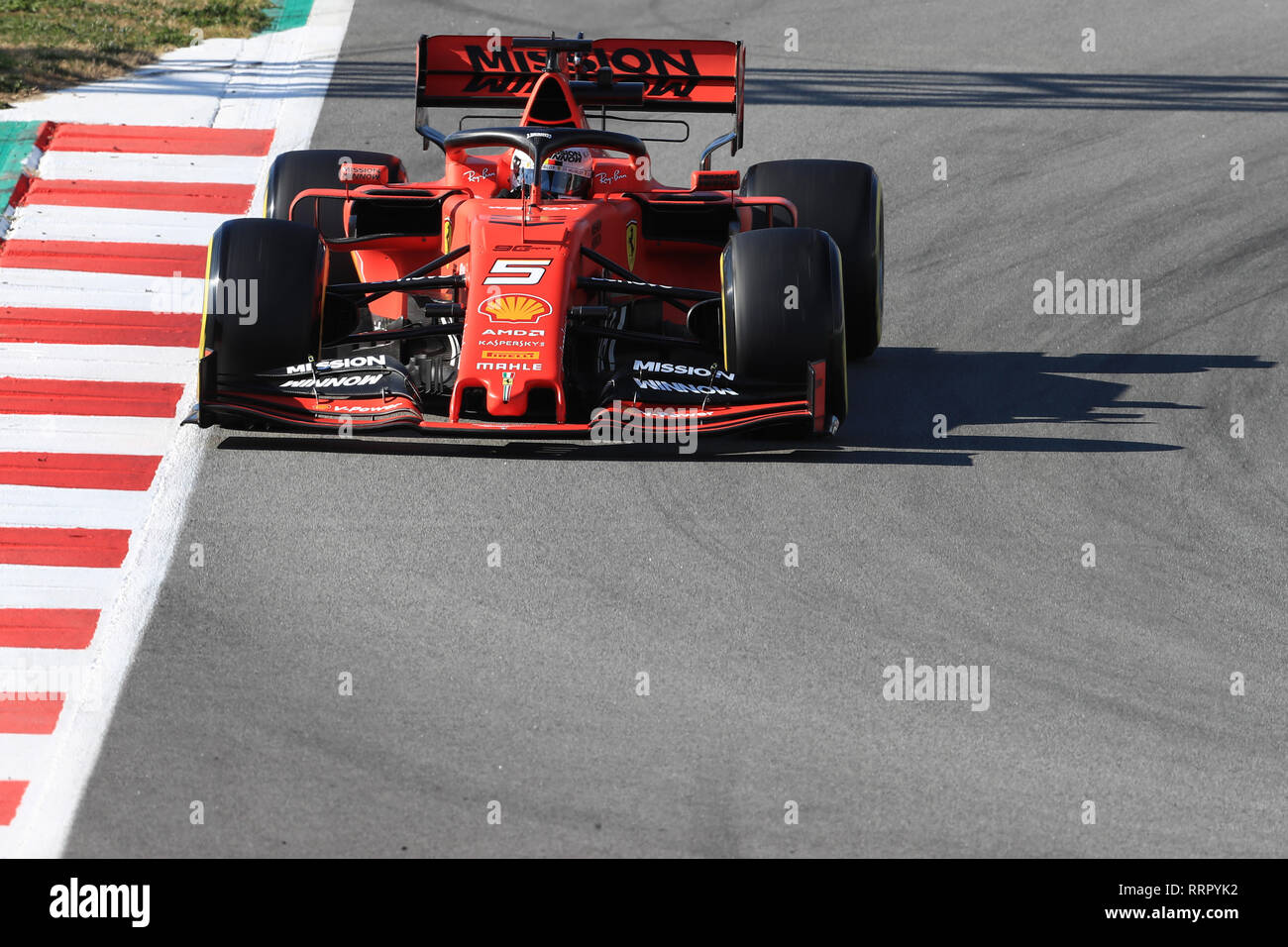 Circuit de Barcelona-Catalunya, Barcelona, Spanien. 26 Feb, 2019. Formel 1 Test Tag 5; Scuderia Ferrari, Charles Leclerc Credit: Aktion plus Sport/Alamy leben Nachrichten Stockfoto