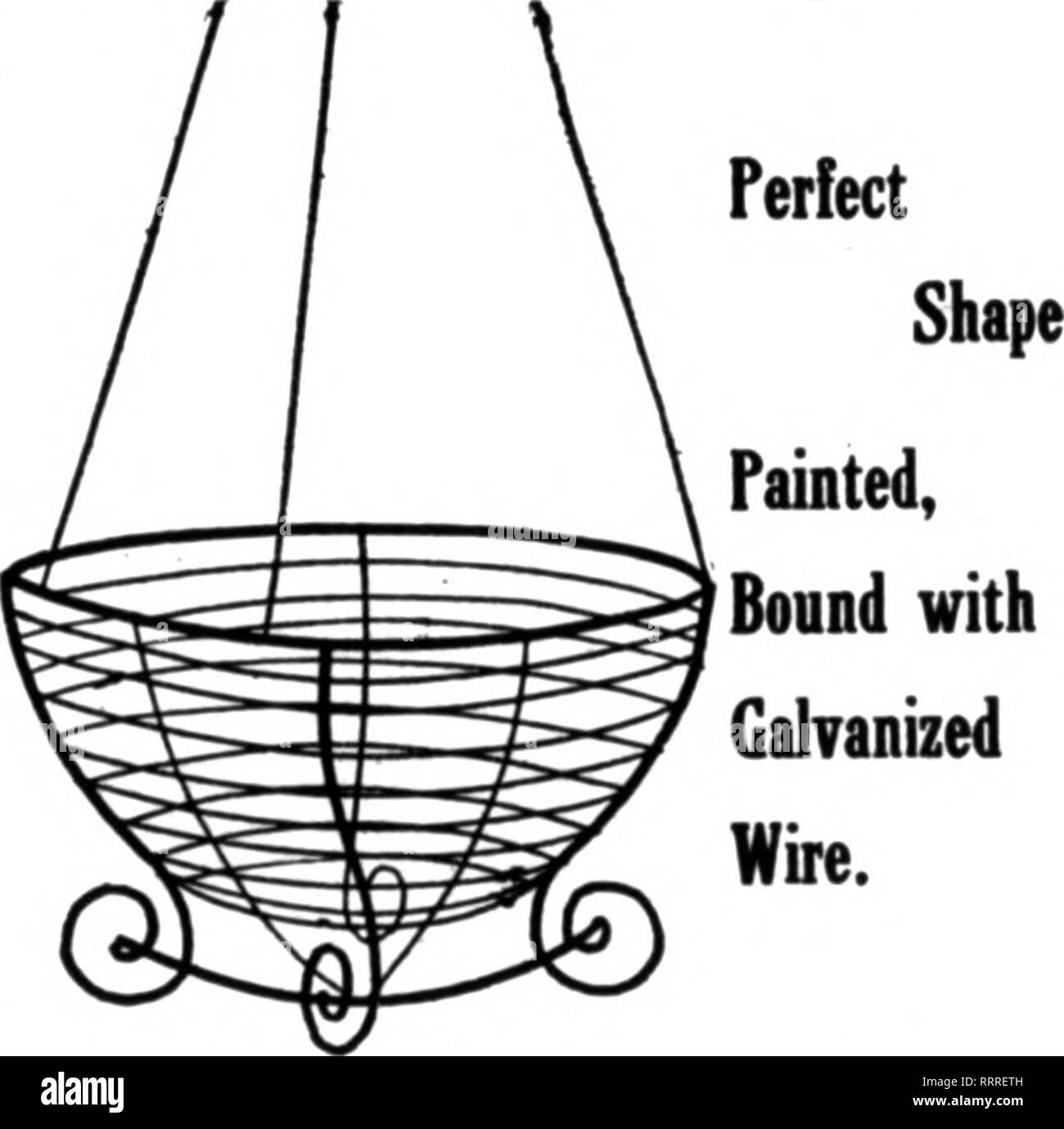 . Floristen Review [microform]. Blumenzucht. Wir machen unsere Körbe stark und deutlich tial, also nicht zu vergleichen mit anderen "Billig" gemacht - bis Baskets. Messen Sie auf Warenkorb. Größe pro Doz. 8-Zoll.. 11.50 9-Zoll 10-Zoll 12-Zoll 14-Zoll 1,60 1,75 2,60 3,50 (Spezielle größere Größen auf Bestellung.) grüne SHEn NOSS natürlichen grünen Moos, die in großen Platten geht. Dies ist eine notwendige Element zu jeder florist Alle im Frühjahr und Enttäuschung. Kann für Futter hängende Körbe verwendet werden, Abdeckung - ,, ing Boden auf Topfpflanzen, Dekorieren Schaufenster und viele andere Zwecke. 1 Ballen (5 Pakete) Stockfoto