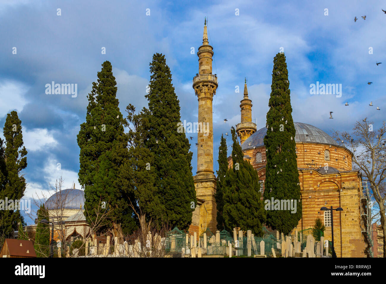Die Emir-Sultan-Moschee, Bursa, Türkei Stockfoto