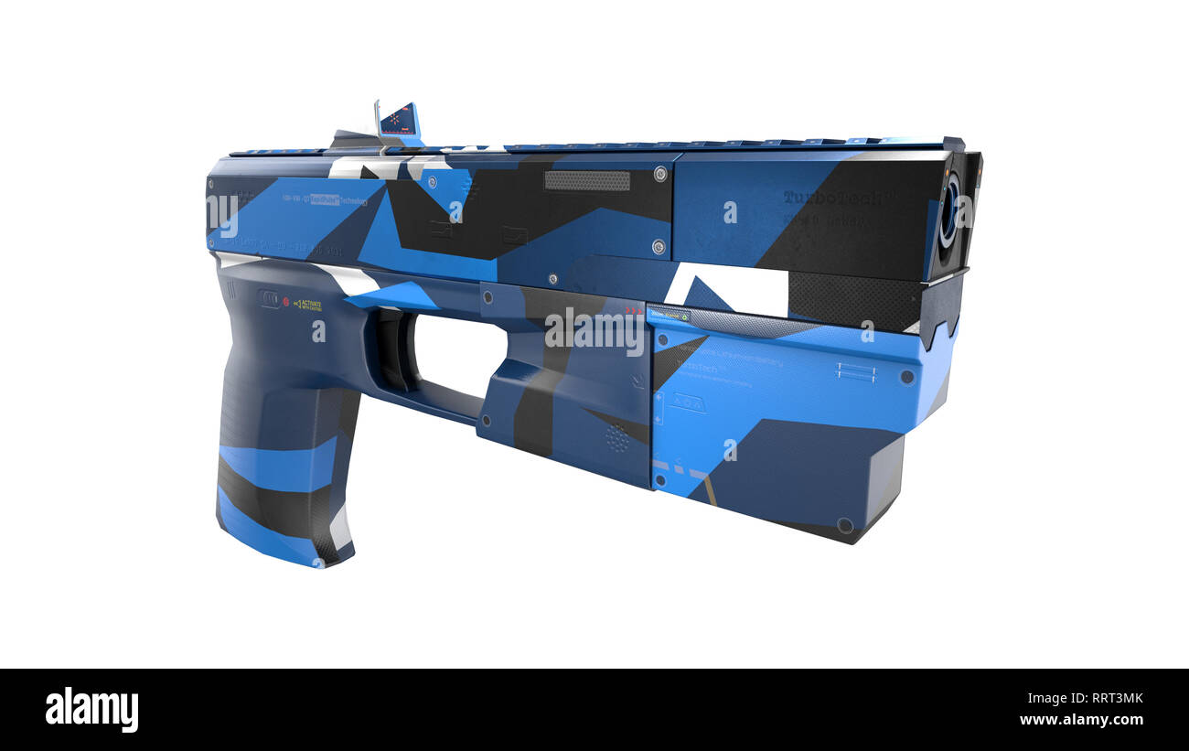 Scifi Gewehr - 3D Konzept Stockfoto